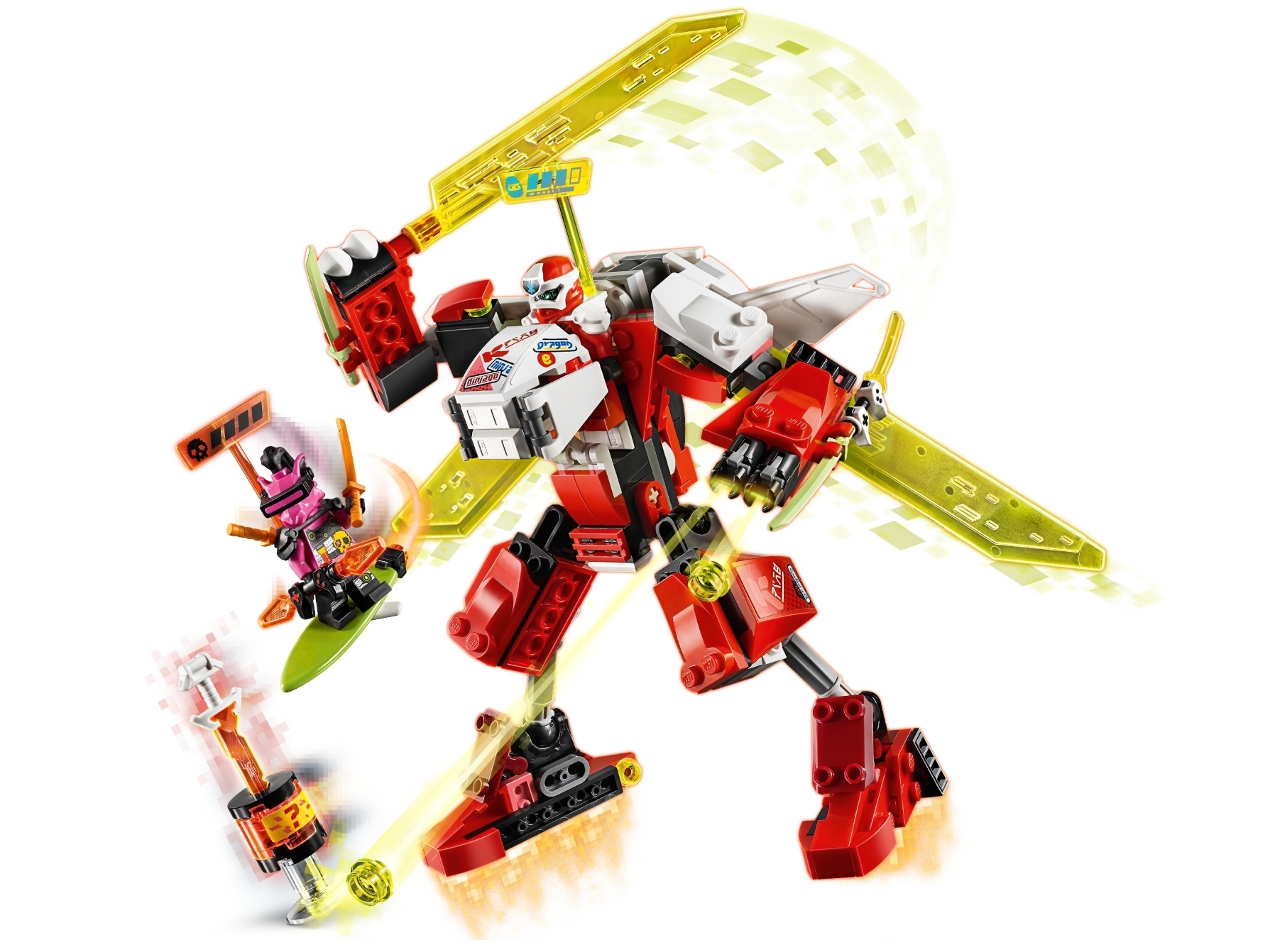 LEGO Ninjago KAI'S MECH JET 71707 - SUPER ZESTAW Marka LEGO