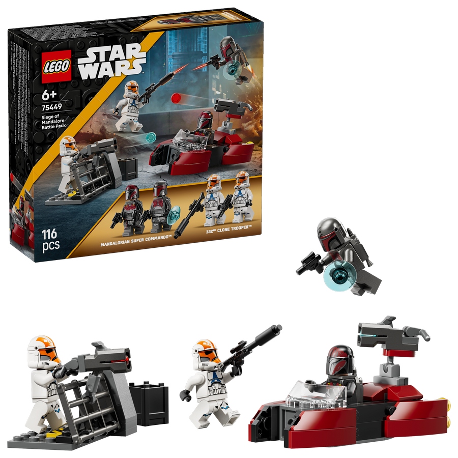 Lego 75449 Star Wars Obléhání Mandalory Klon Mandalorian Figurky