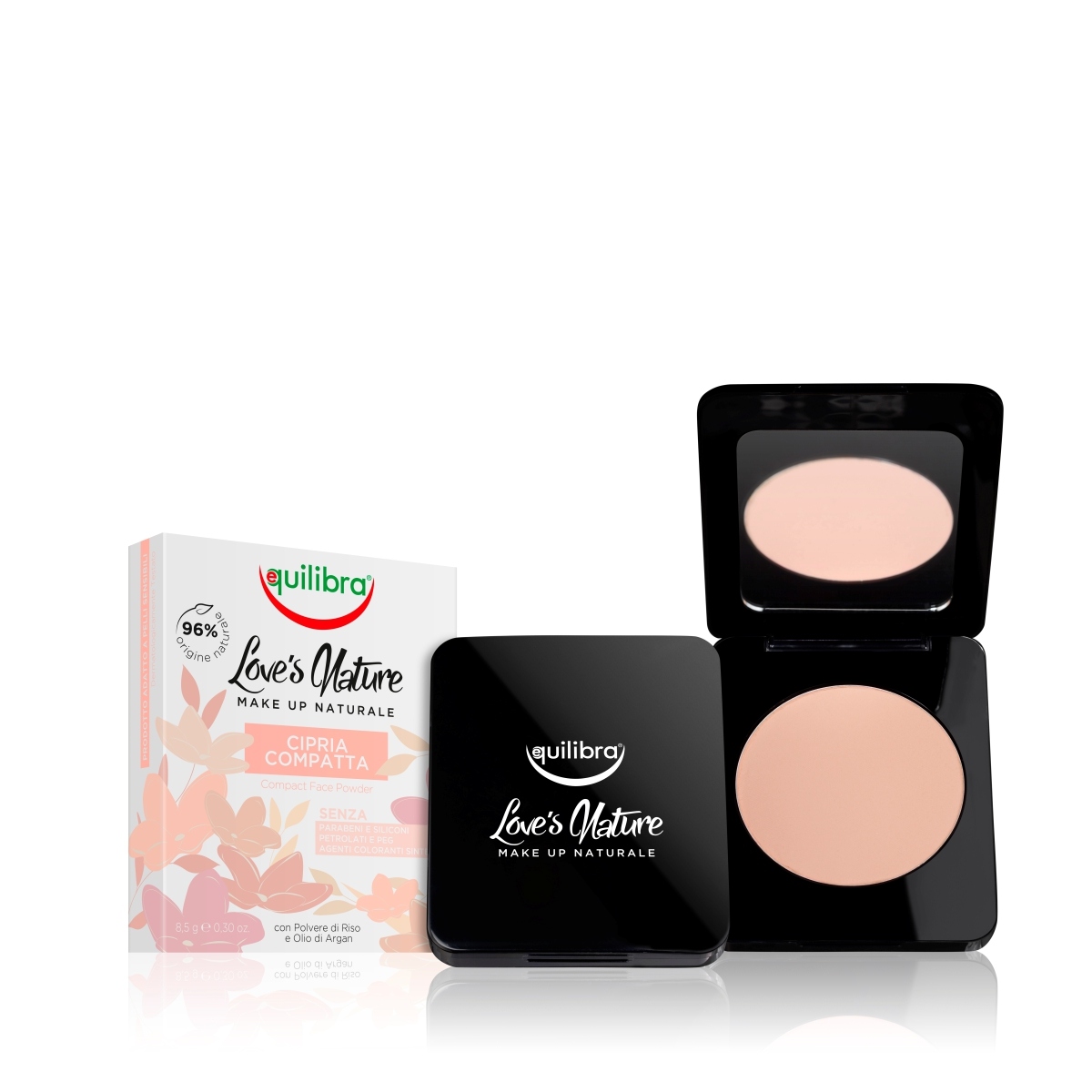 Love's Nature Puder Utrwalający W Kompakcie Uci02 Beige Rosato