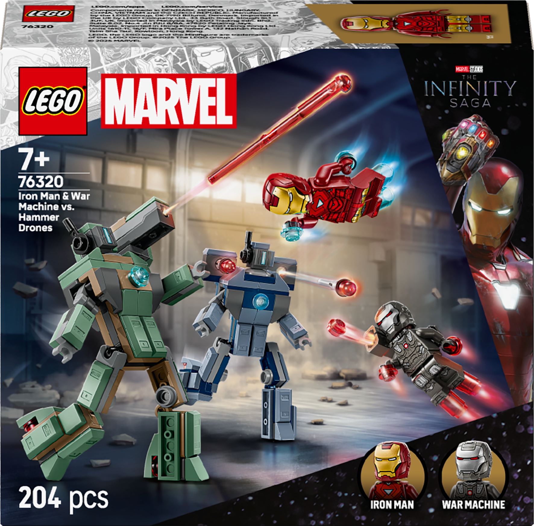 2X LEGO SUPER HEROES 76320 MARVEL Marka LEGO