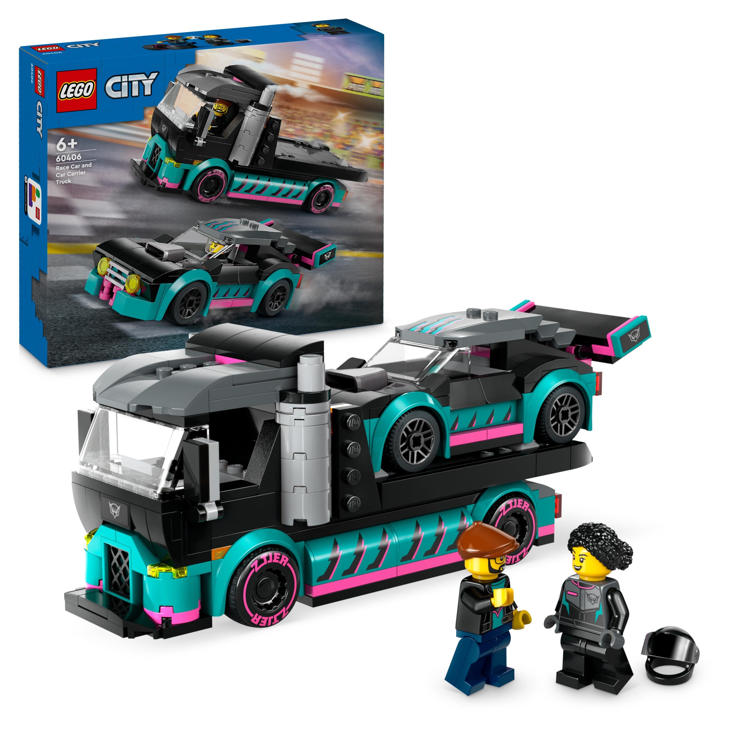 LEGO City Kamión se závodním autem