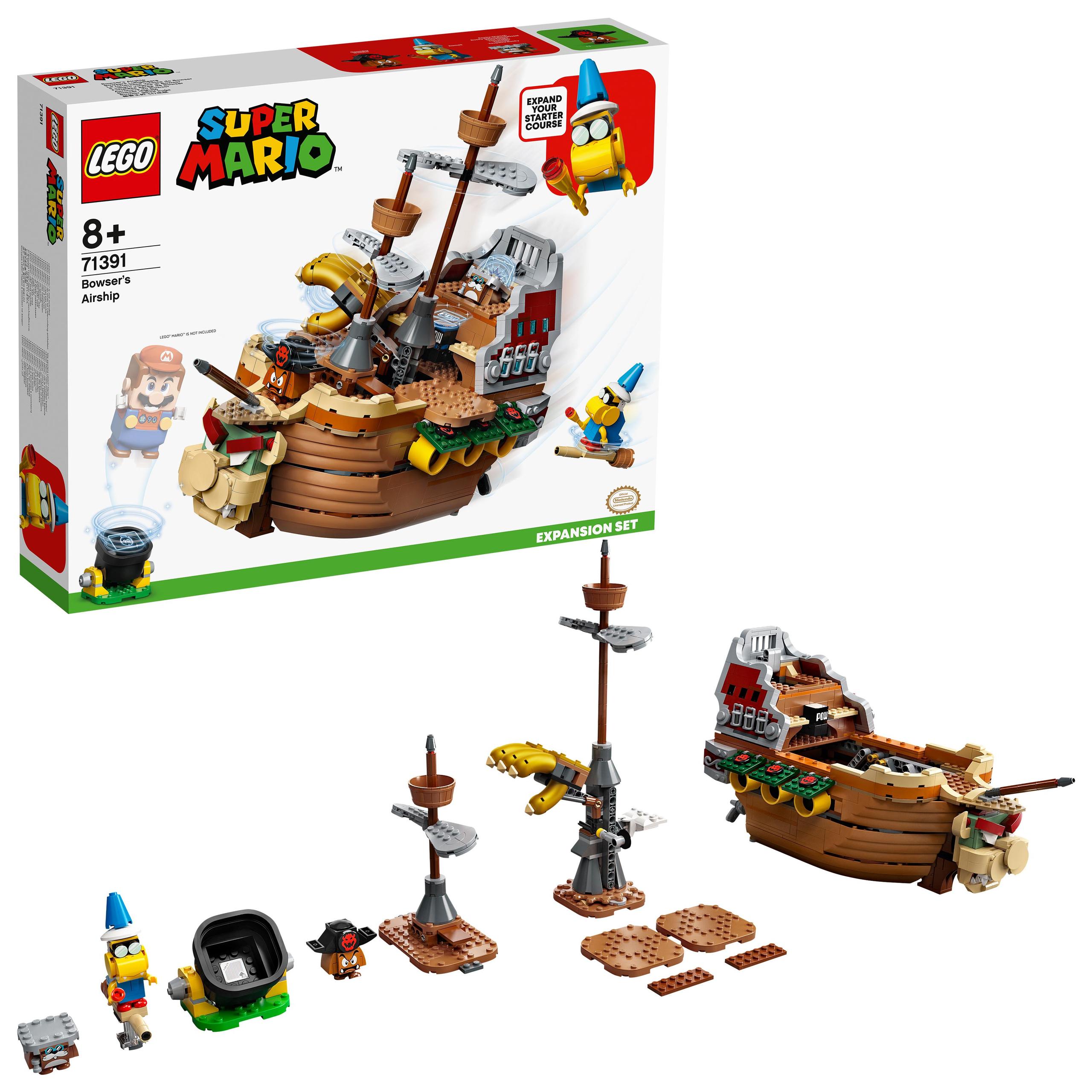 Lego Mario 71391 Sterowiec Bowsera