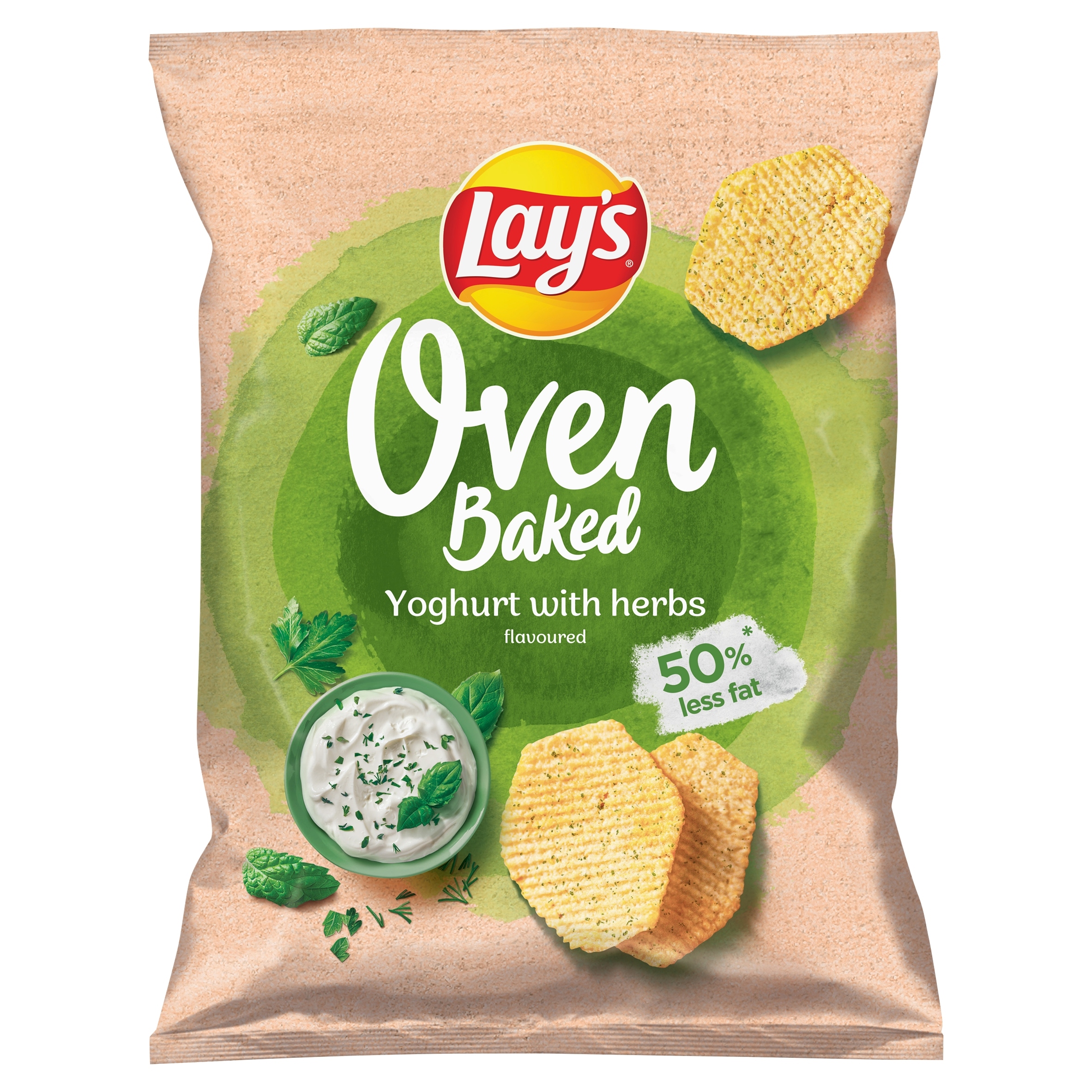 Levně 5 x Chipsy Lay's Oven Baked jogurt s bylinkami 180 g