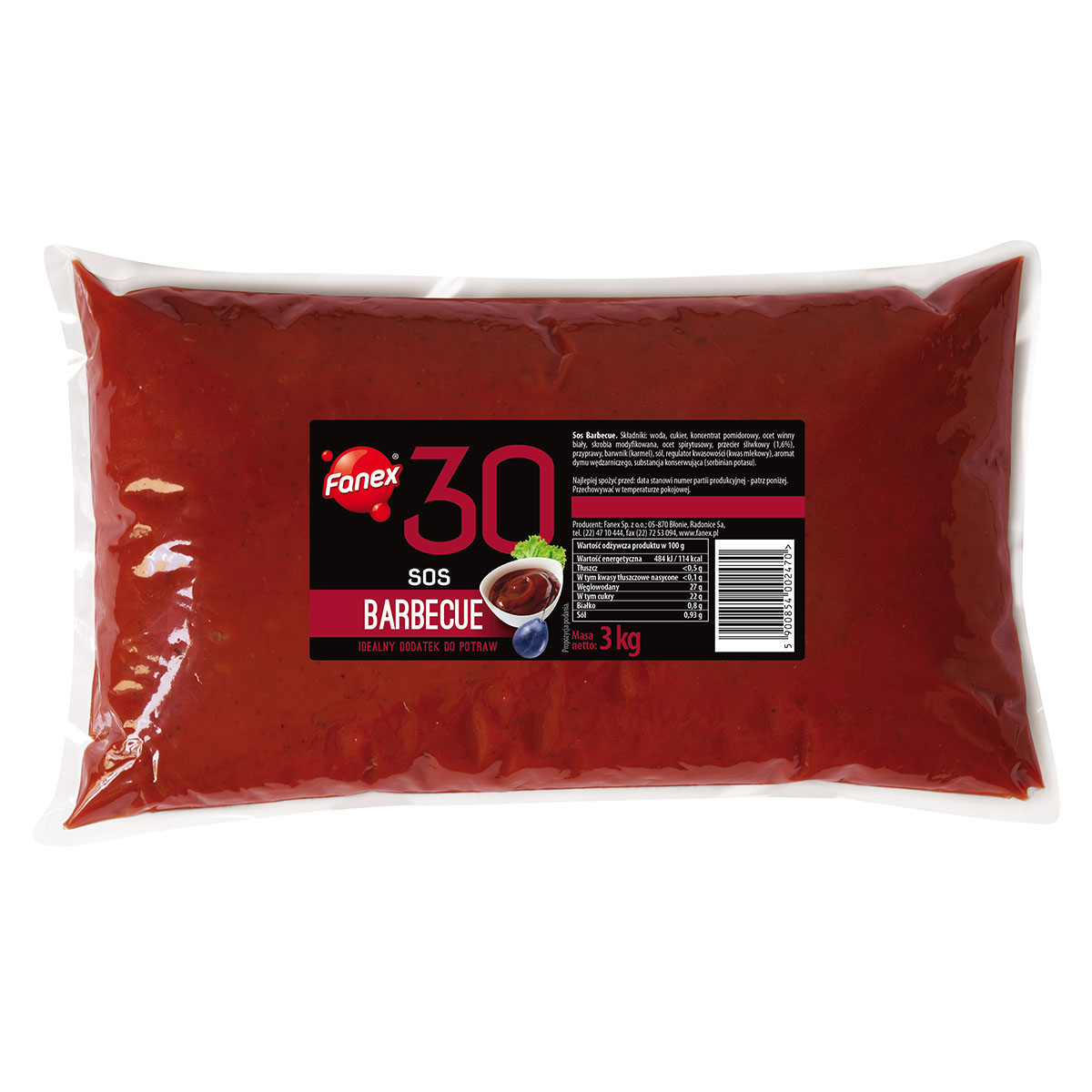 Levně 2x Fanex barbecue Omáčka 3kg