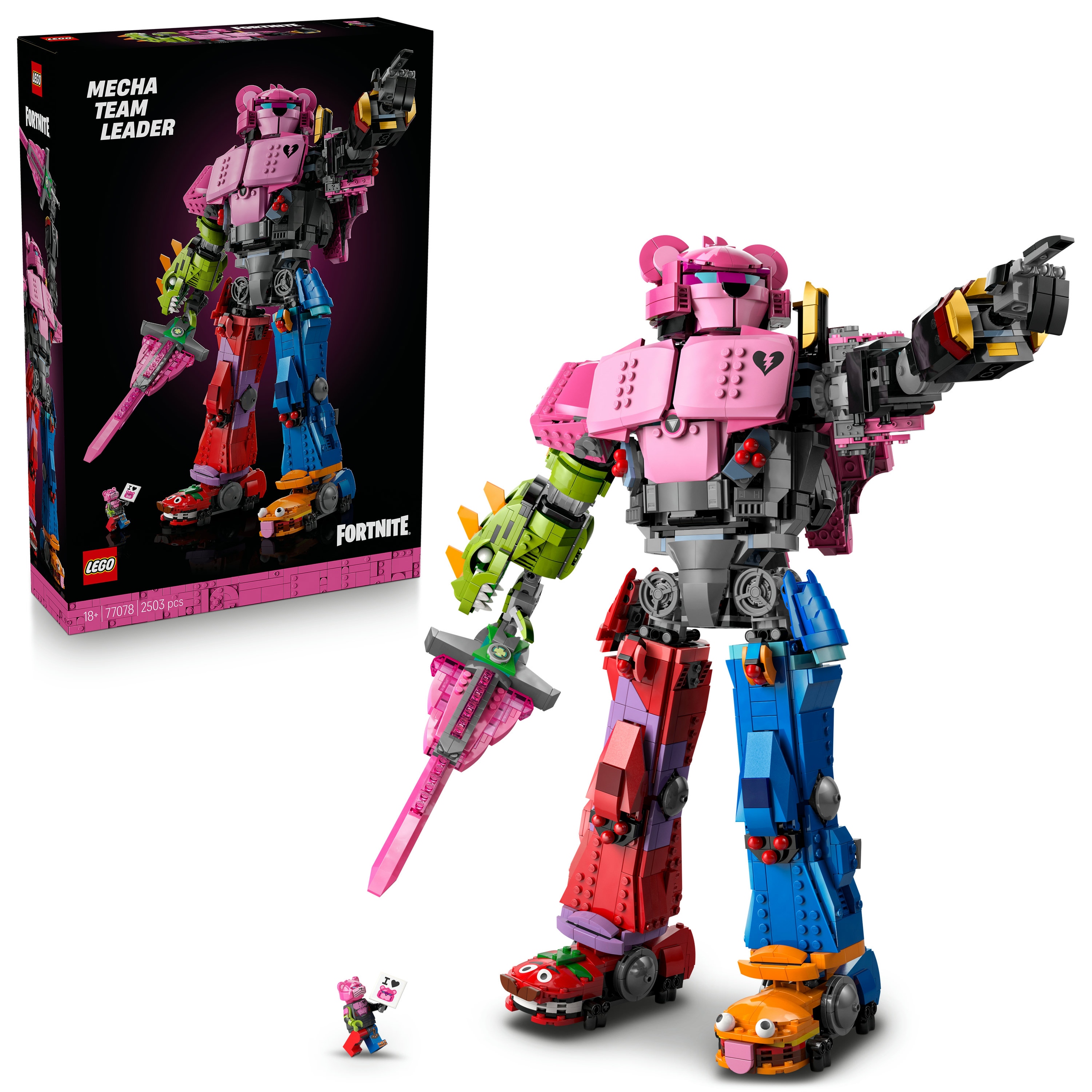 2X LEGO Fortnite 77078 Dowódca drużyny mechów