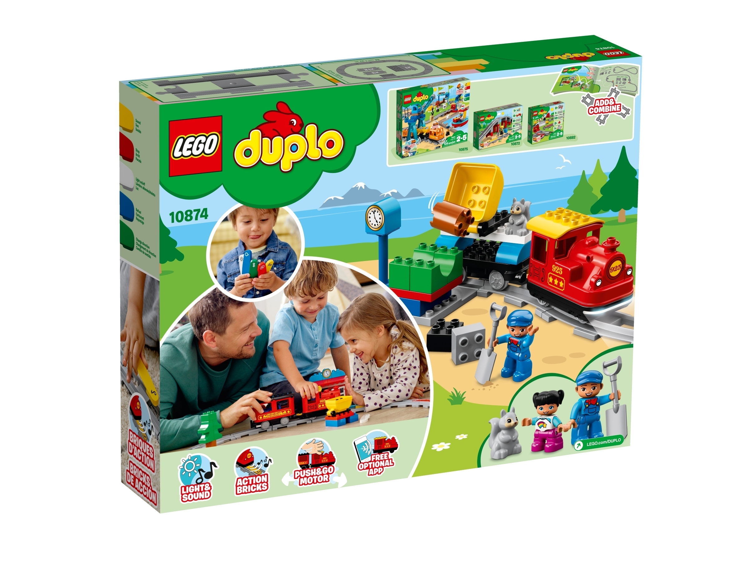

Lego Duplo 10874 Pociąg parowy