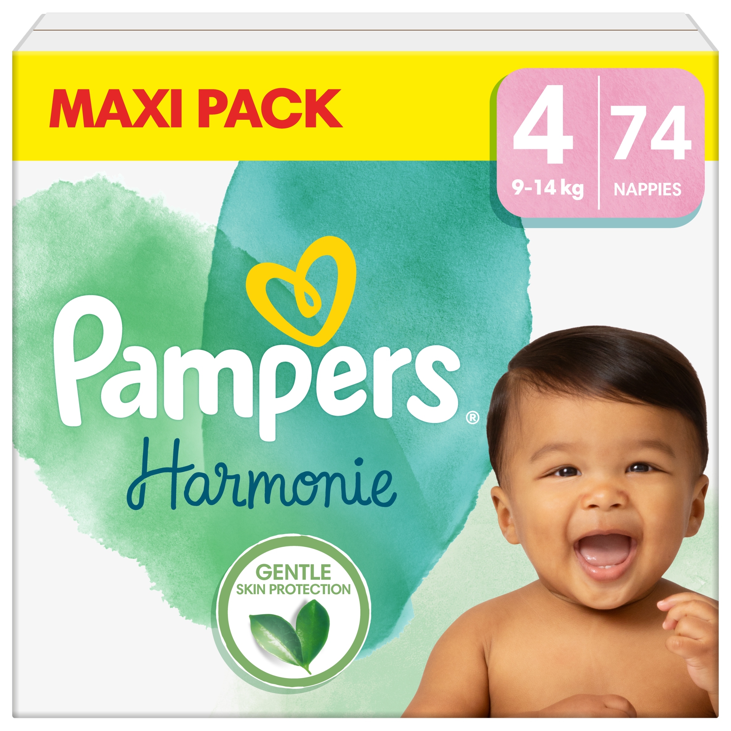 Pieluszki Pampers Harmonie Rozmiar 4 74 szt.