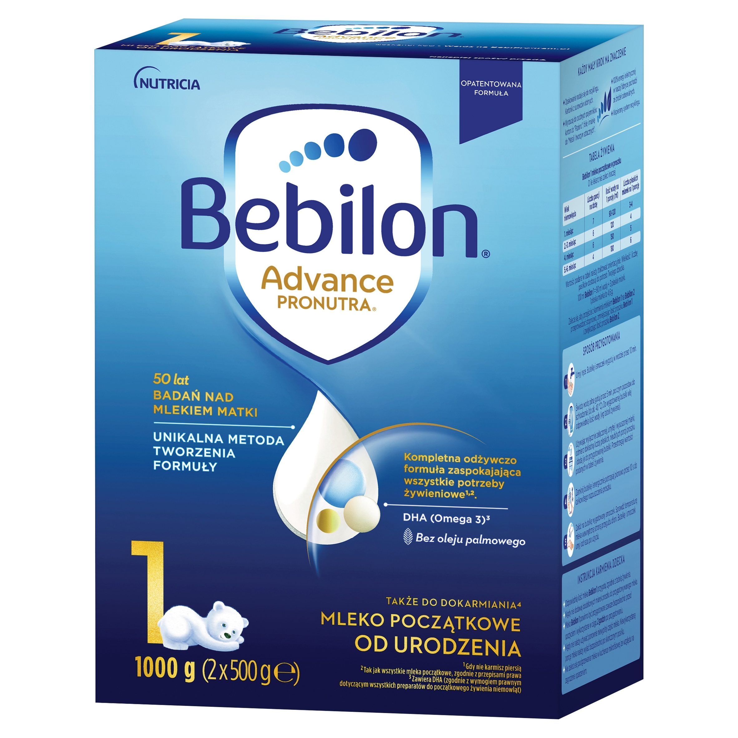 Bebilon Advance Pronutra 1 prosz. 1 kg EAN (GTIN) 5900852058783