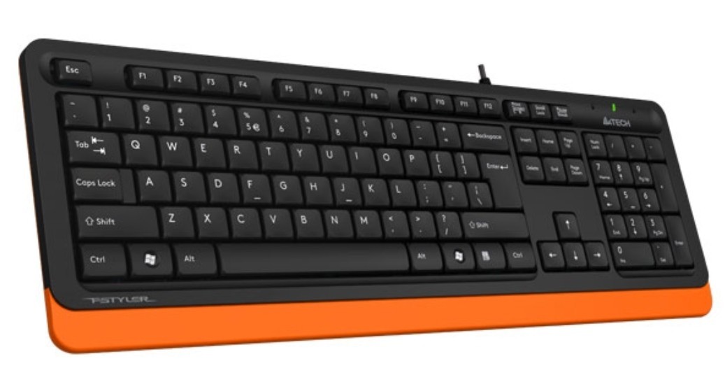 

Klawiatura A4tech FStyler FK10 Usb pomarańczowa