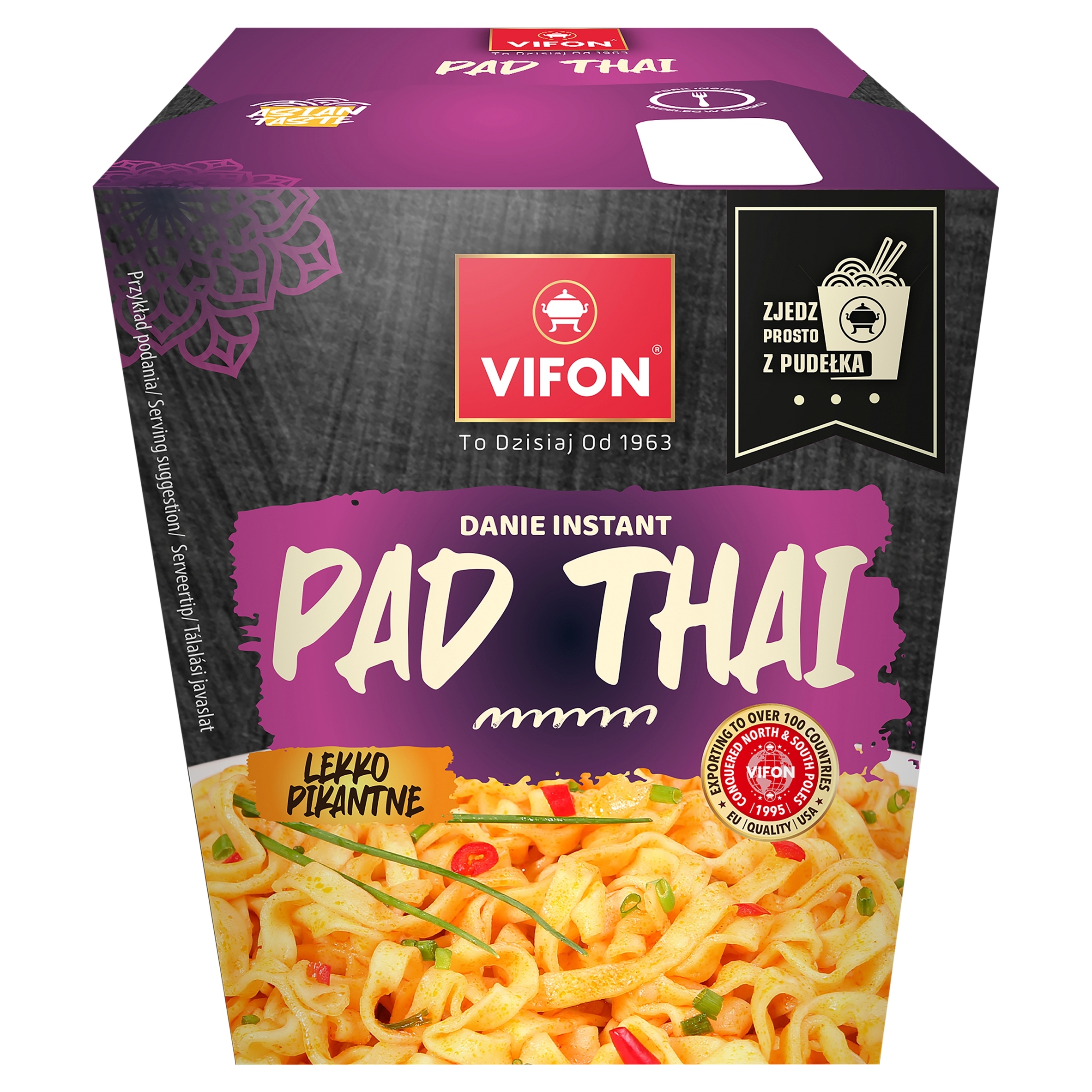 Levně 6 x Lunch Box Pad Thai s nudlemi a kuřecí příchutí (lehce pikantní) 85 g Vifon