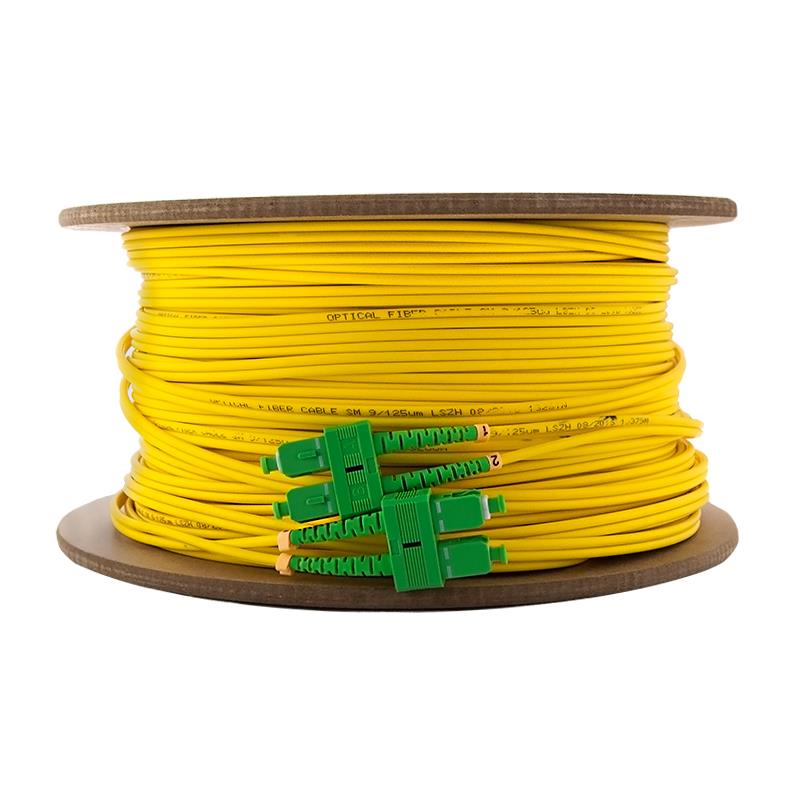 Przewód światłowodowy 16m żółty Duplex Qoltec 54092
