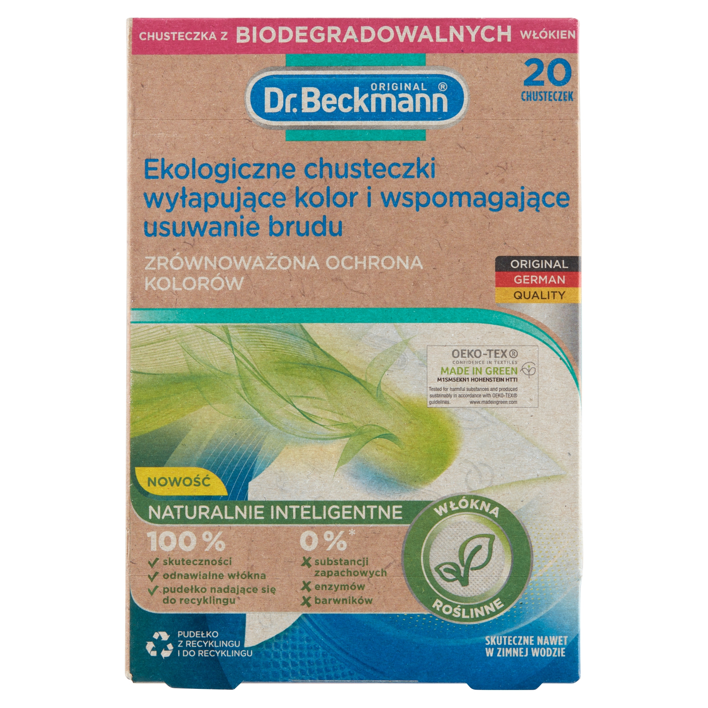 

Dr. Beckmann chusteczki wyłapujące kolor 20szt.eko