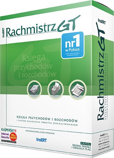 

Program finansowo-księgowy Insert Rachmistrz Gt