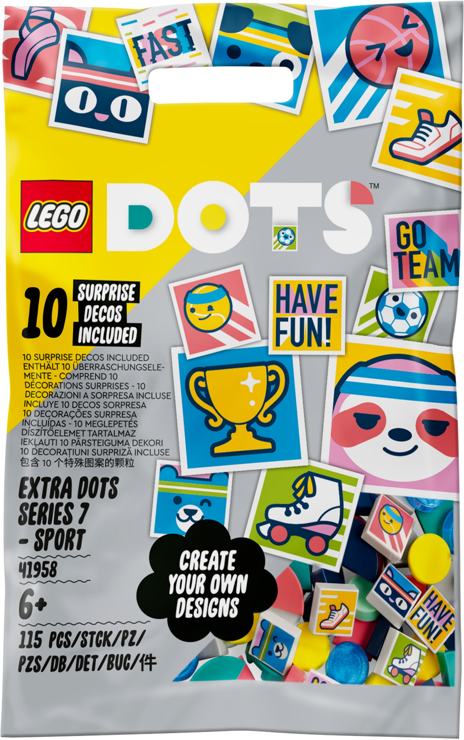 

Lego Dots 41958 Dodatki Sport seria 7