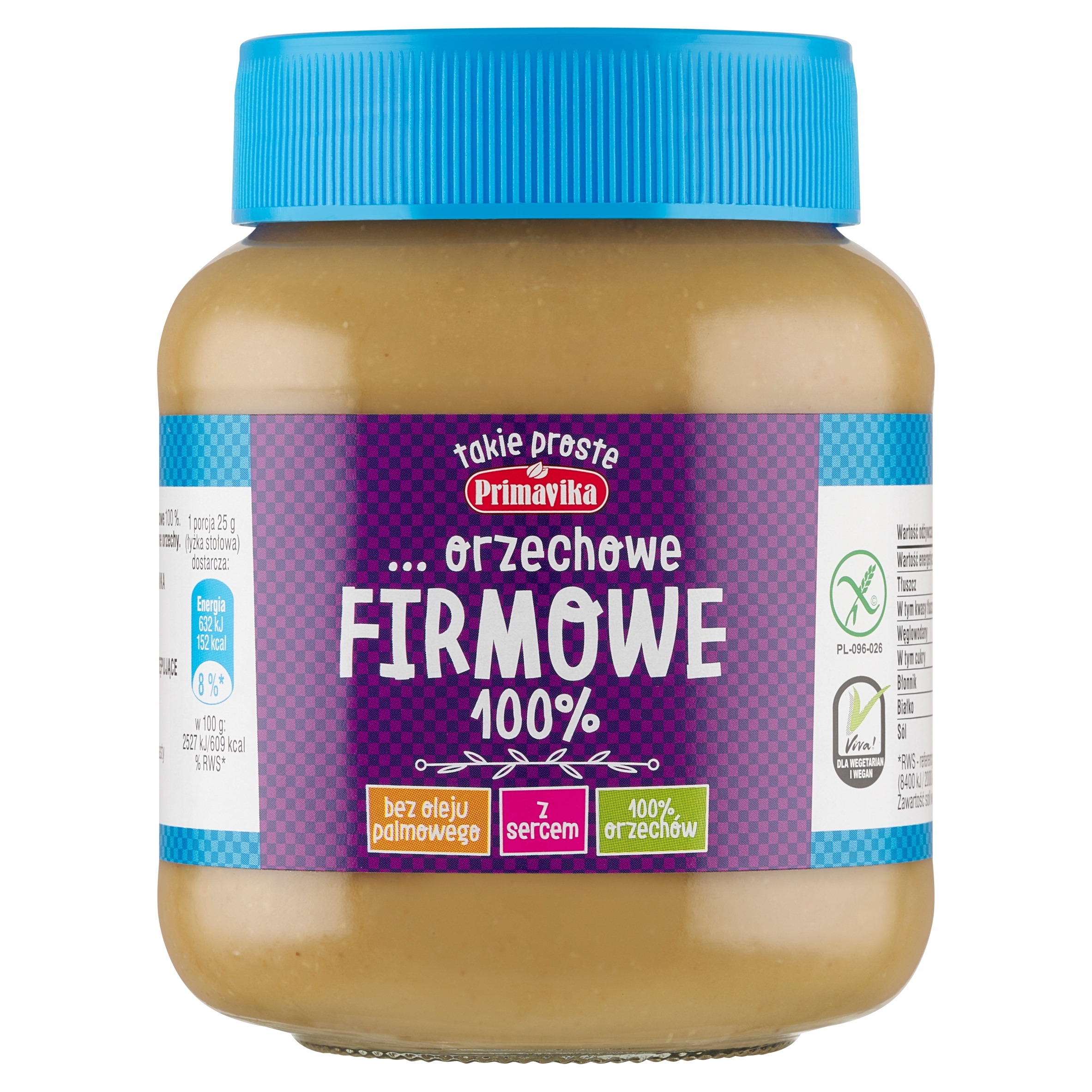 Levně 3x Primavika Arašídový krém firemní 100% 350 g