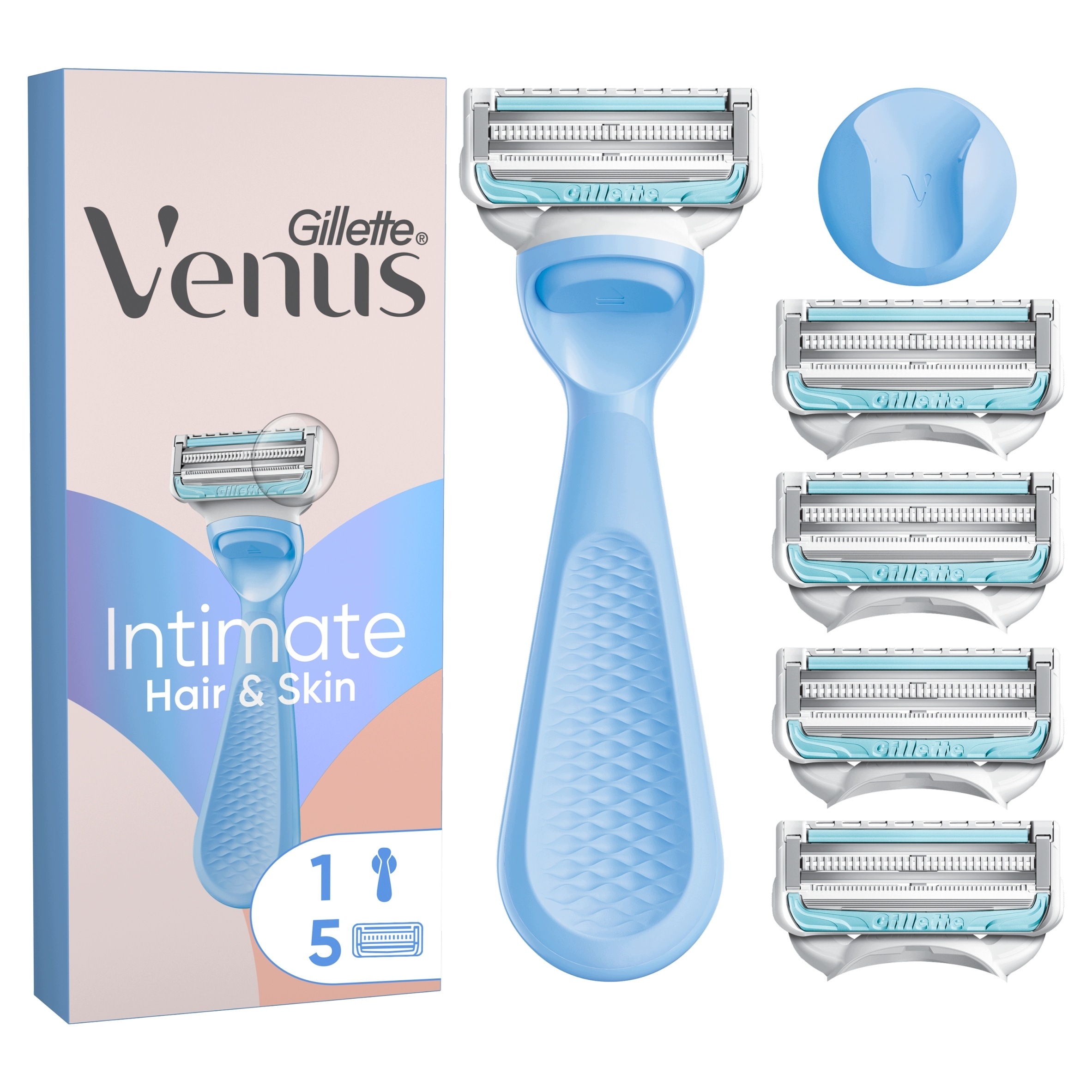 Gillette Venus Pubic Hair & Skin maszynka do golenia okolic intymnych aloes