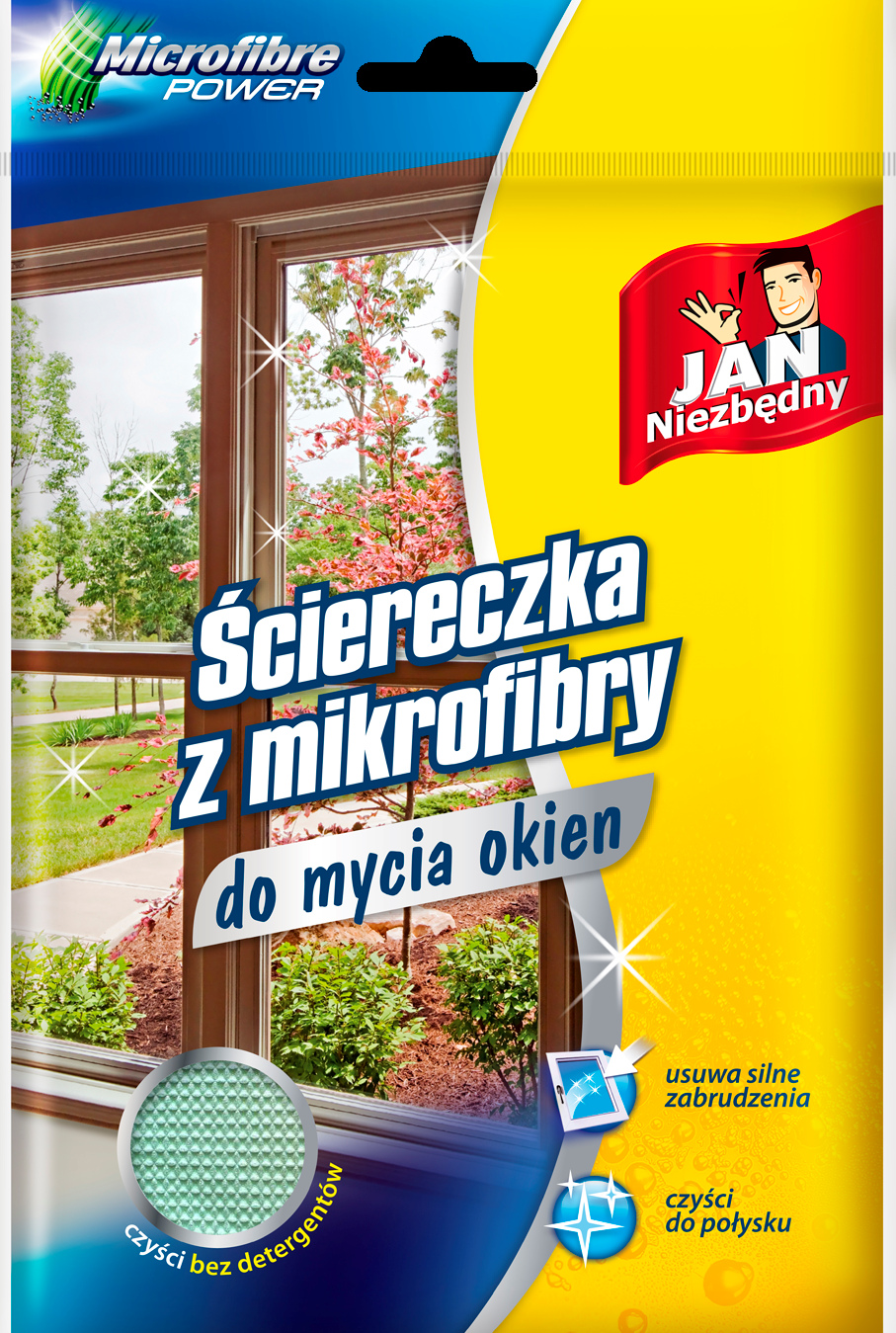 

Jan Niezbędny Ścierka z mikrofibry do mycia okien