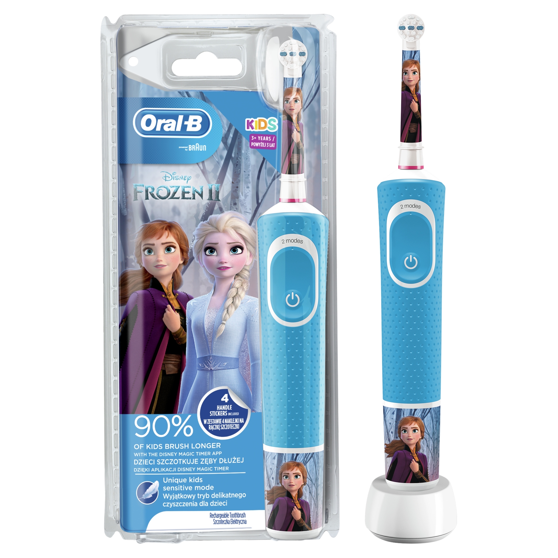 Oral-B Frozen II Vitality D100.413.2K szczoteczka elektryczna dla dzieci