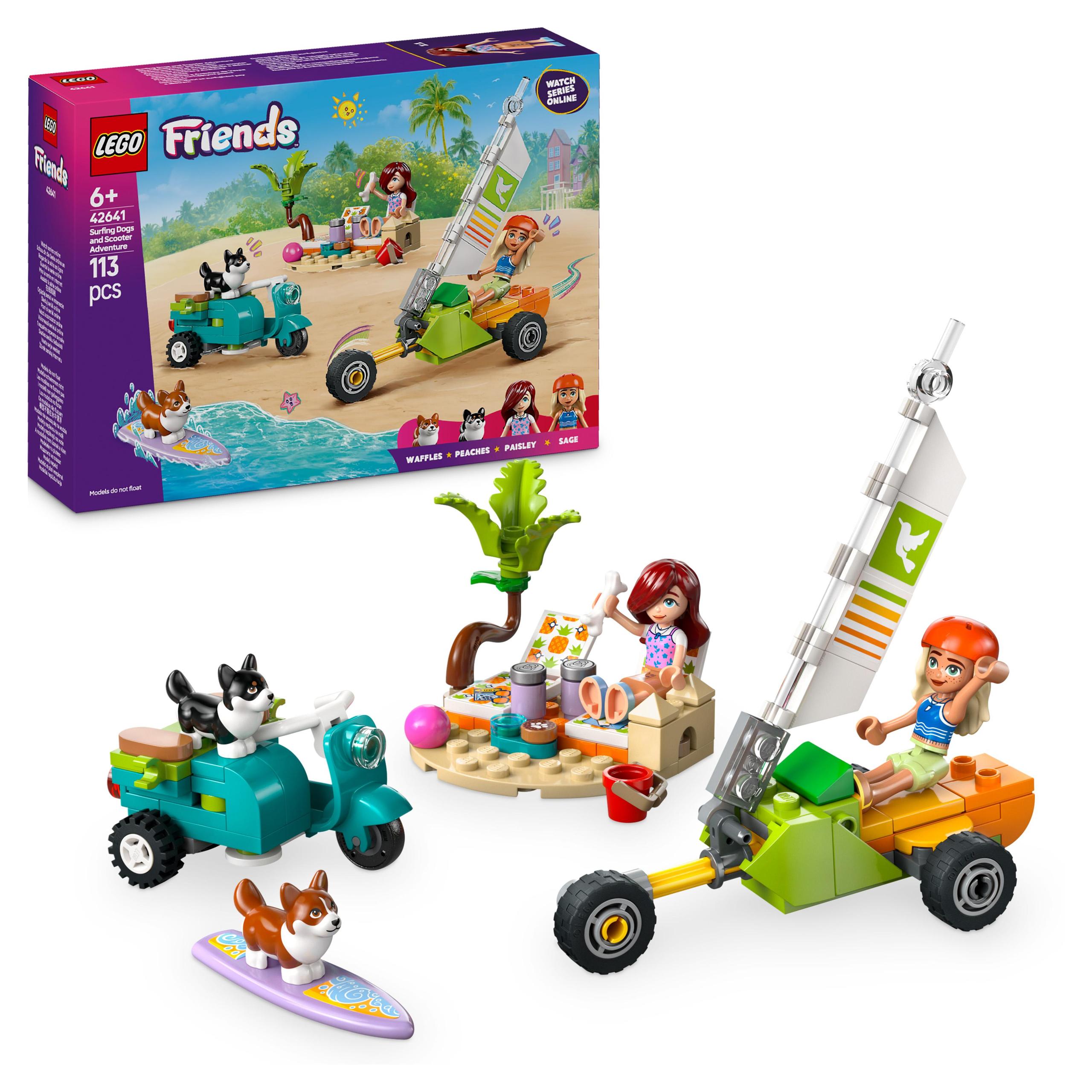 Lego Friends 42641 Przygoda z surfującymi psami i skuterem