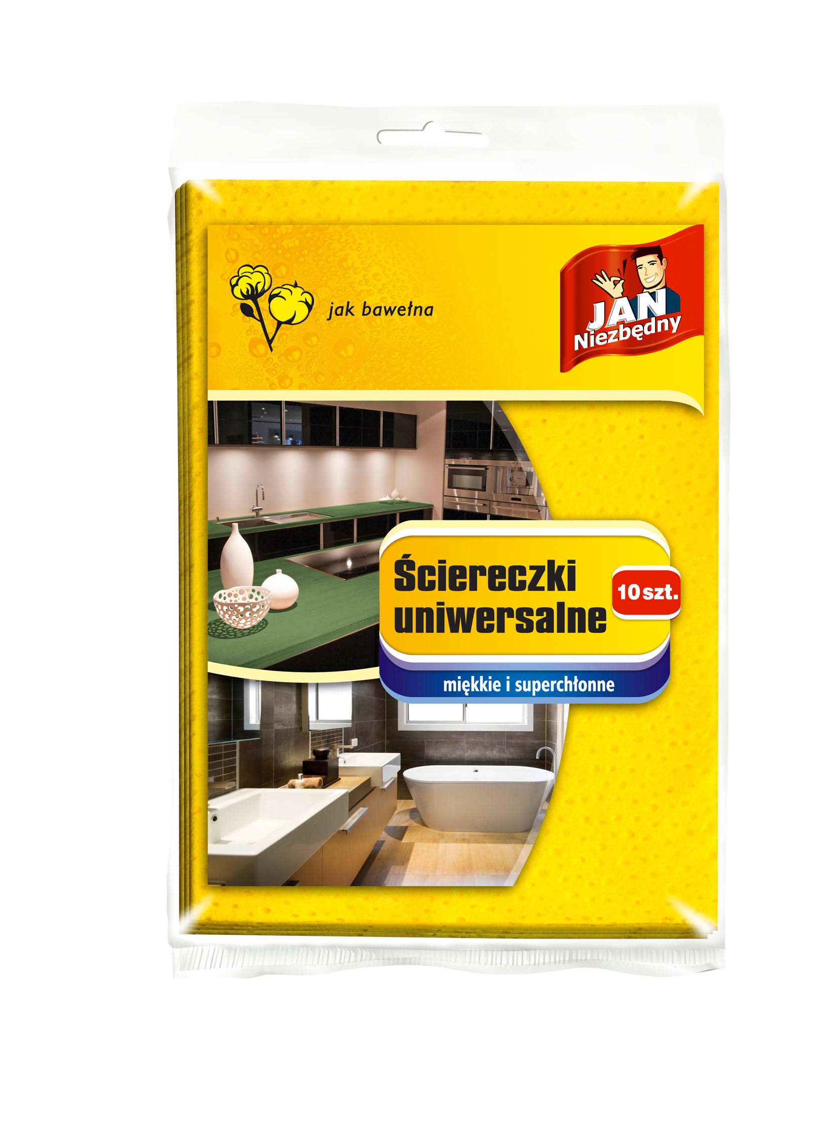 

Jan Niezbędny, ściereczki uniwersalne, 10 szt.