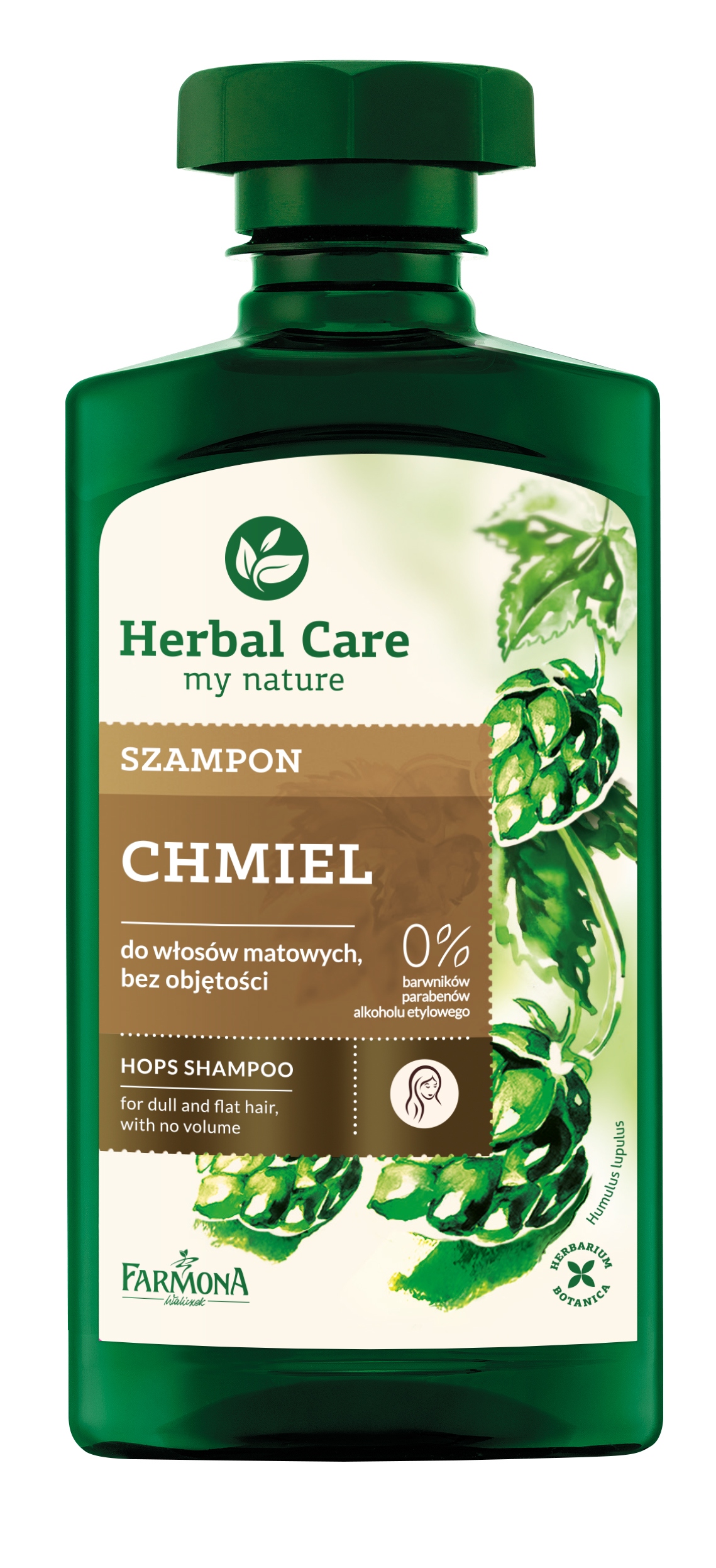 HERBAL CARE SZAMPON DO WŁOSÓW MATOWYCH CHMIEL 330ml