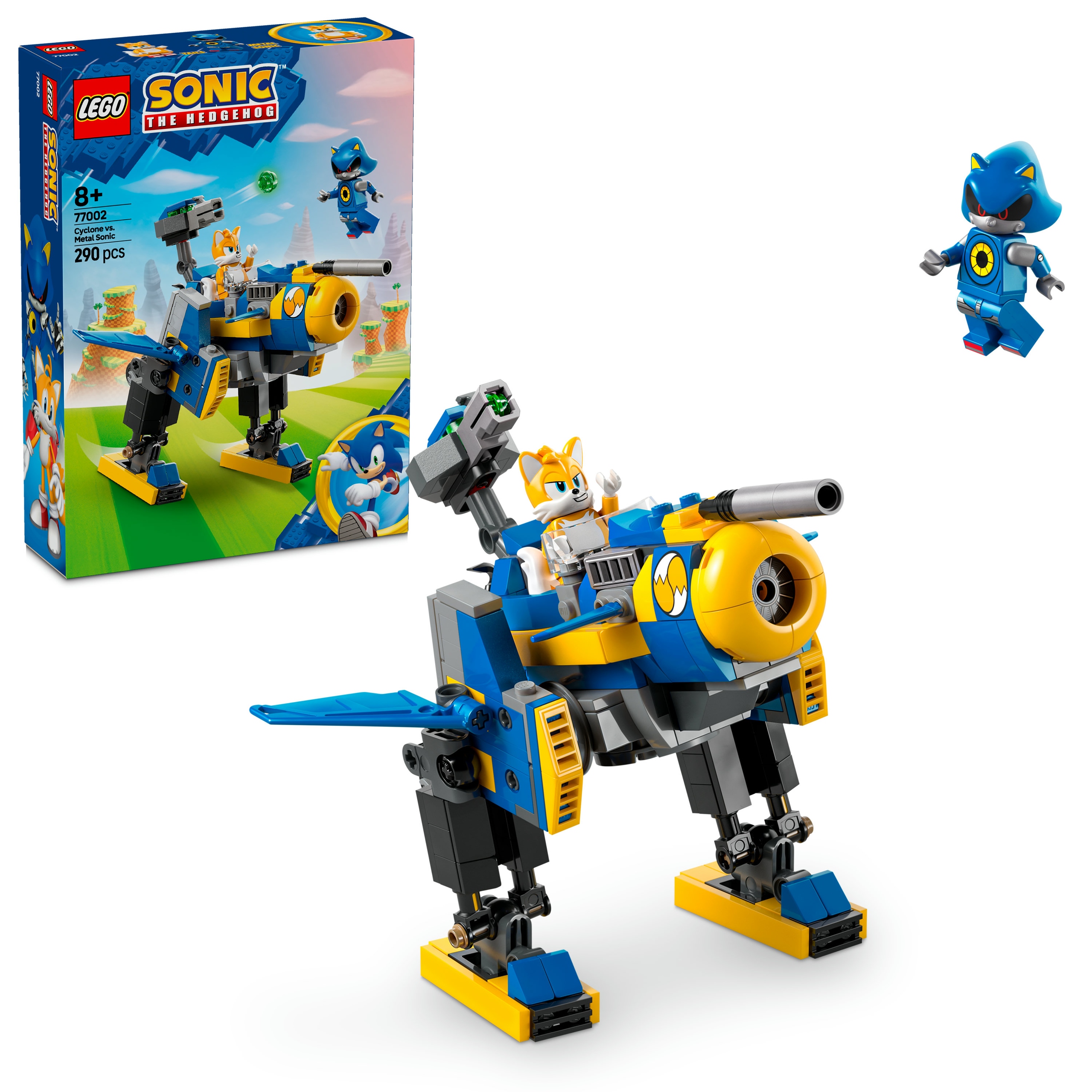 2X LEGO Sonic the Hedgehog 77002 Cyclone vs. Metal Sonic