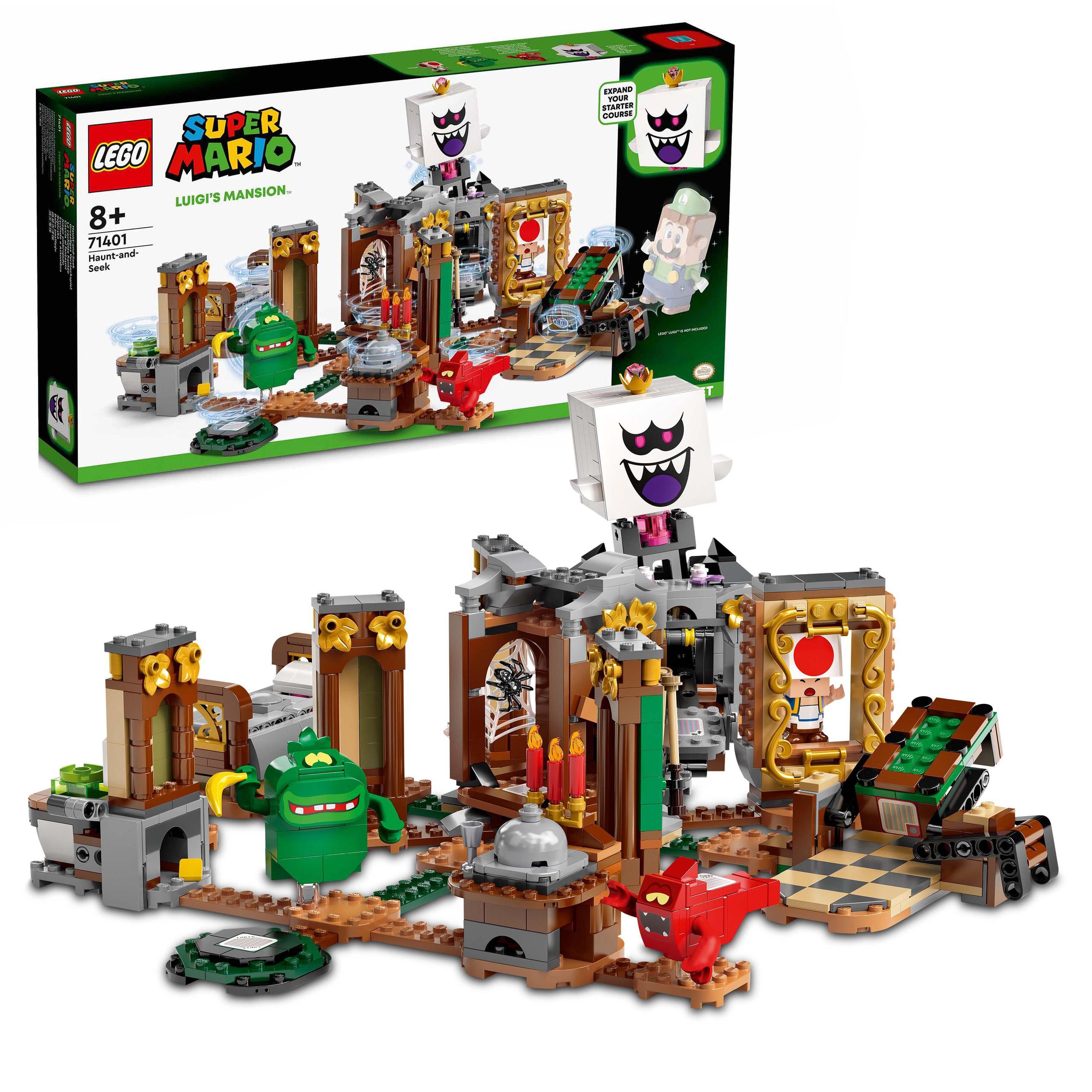 Lego Mario Zestaw Zabawa w straszonego w rezydencji Luigiego 71401