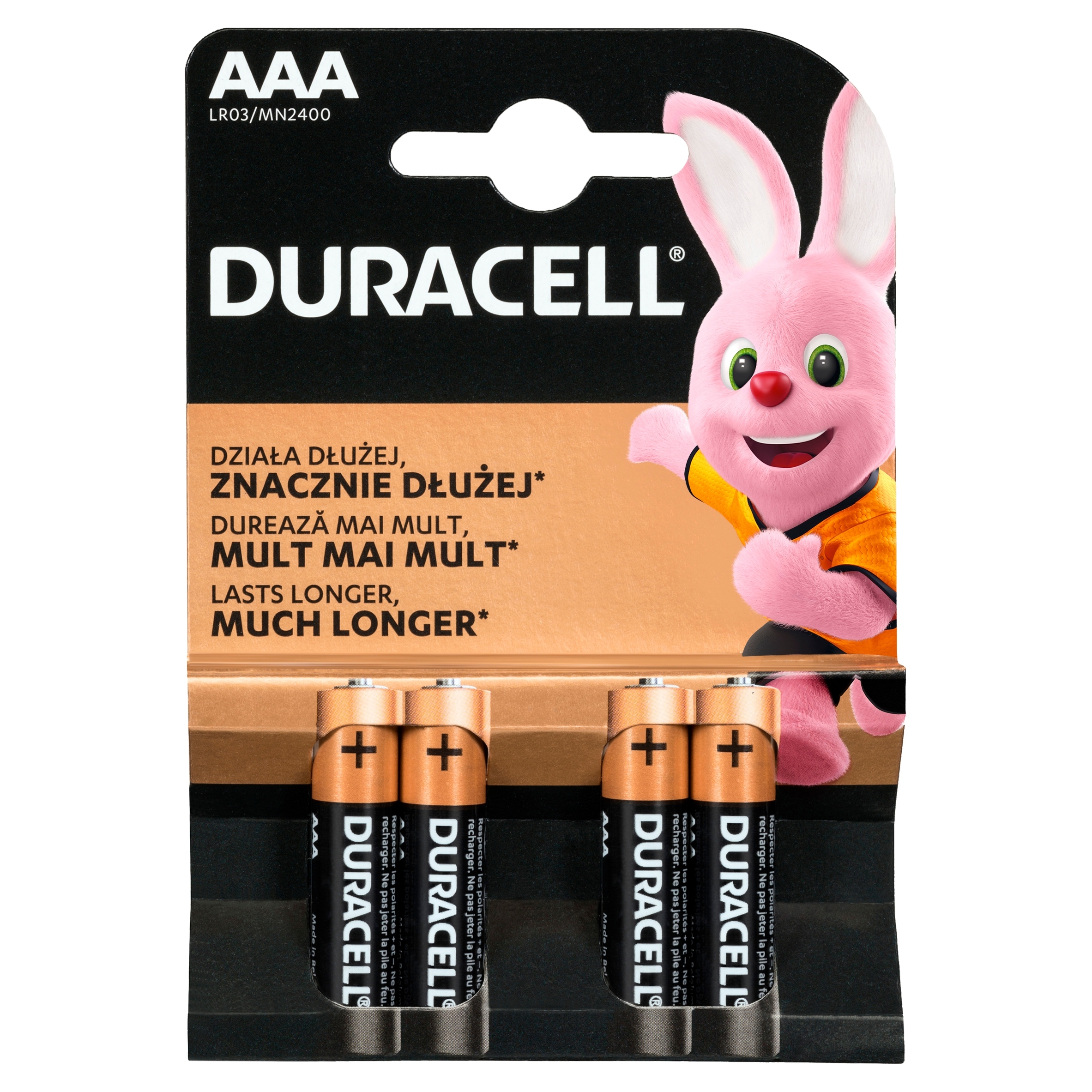 

Bateria alkaliczna Duracell Aaa R3 4 szt paluszek