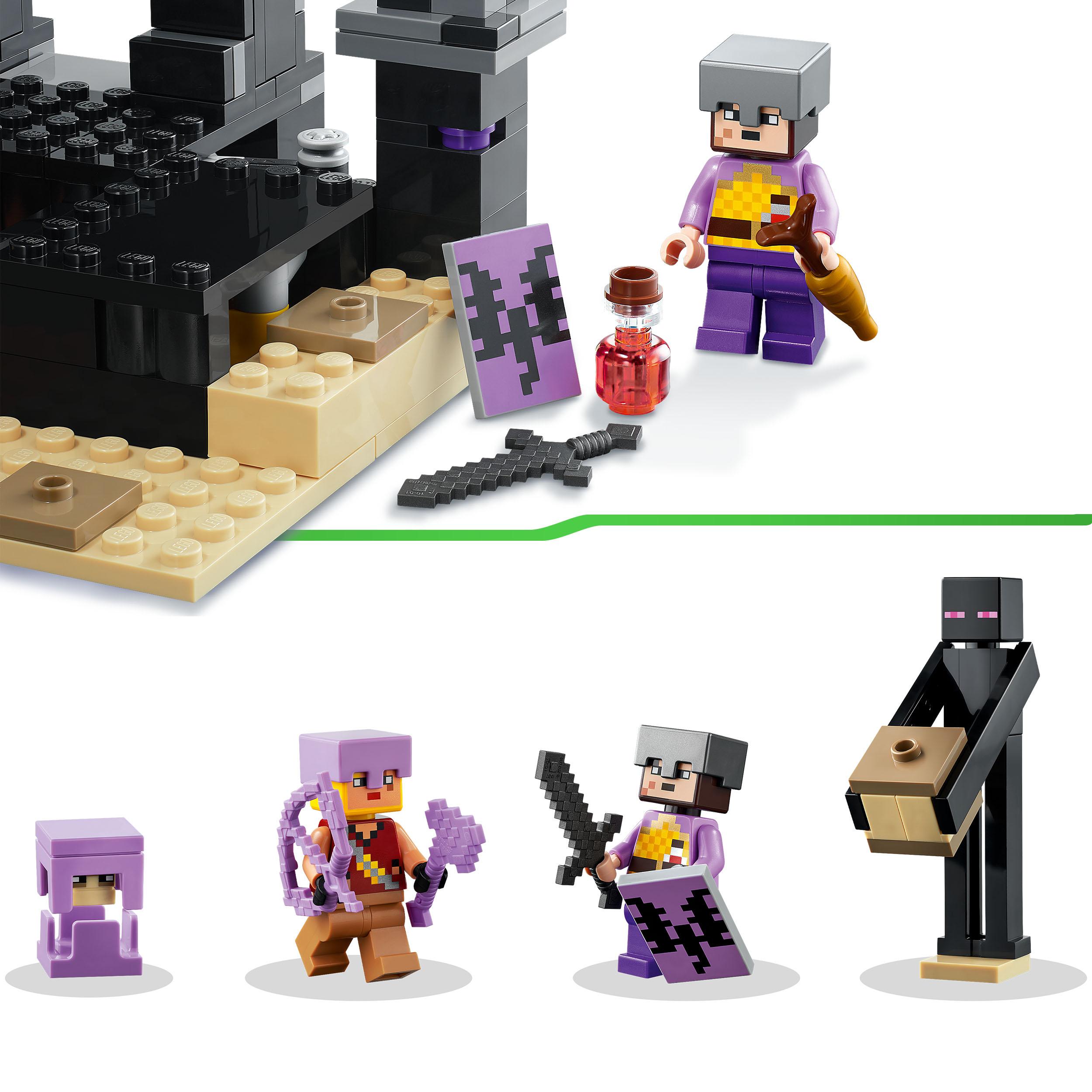 Zestaw 2w1 LEGO Minecraft 21242 Arena Endu + Torba Lego GRATIS Marka LEGO
