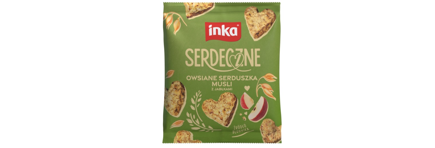 Levně 13X Inka Srdíčková ovesná srdíčka musli s jablky 50 g