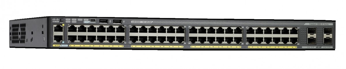 Switch Cisco 48 portowy Gigabit Ethernet zarządzany 1U