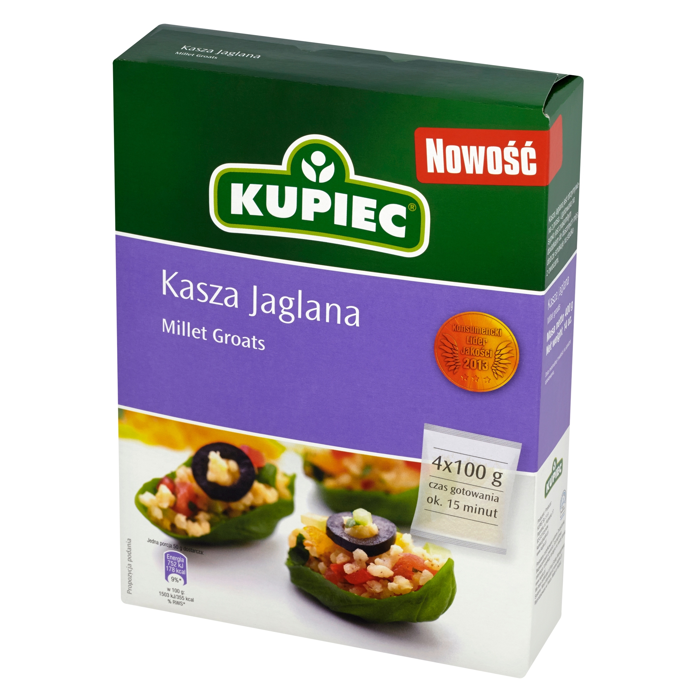 Kupiec Jáhlová kaše 4 x 100 g