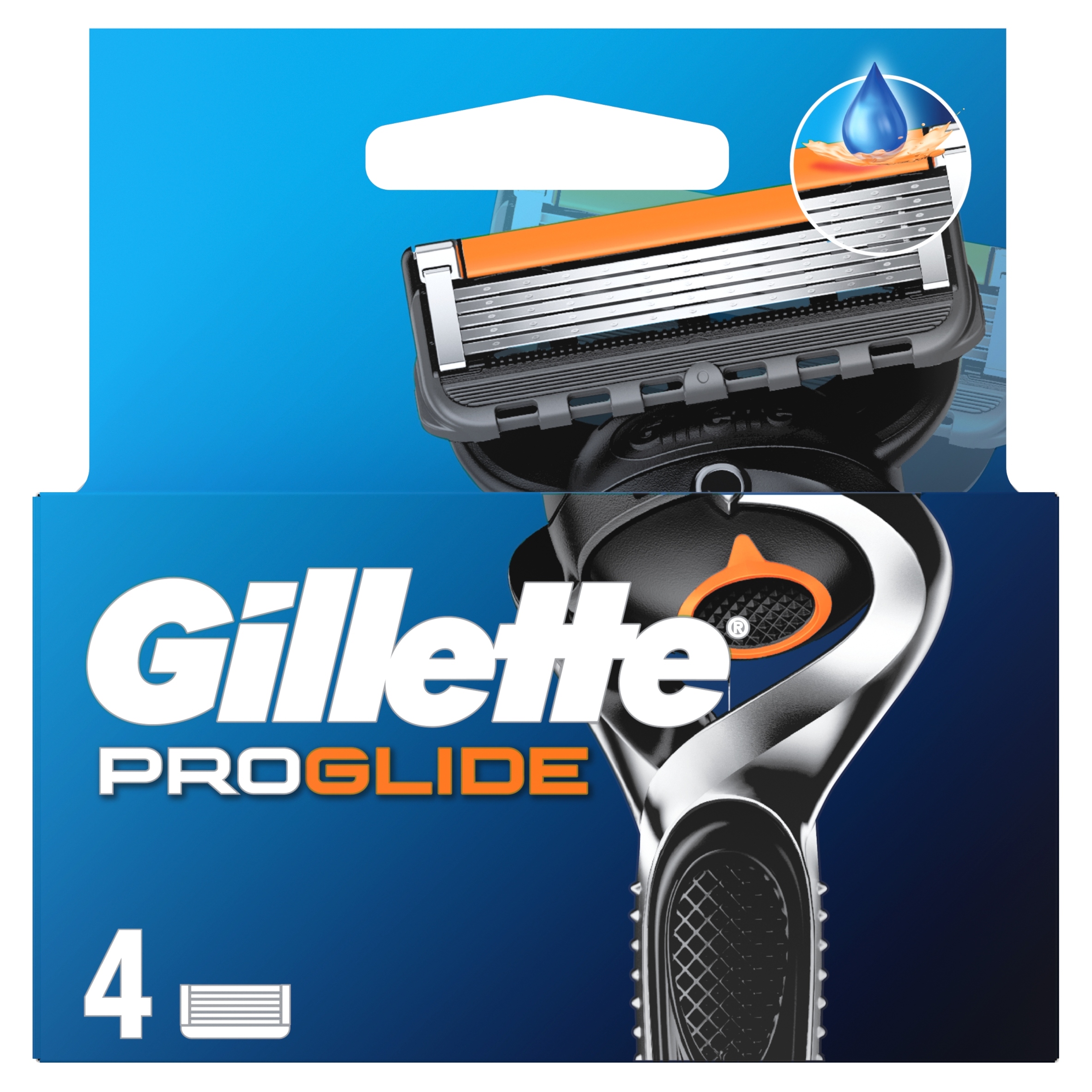 2x Gillette Fusion5 Proglide Náhradní břity 4 ks