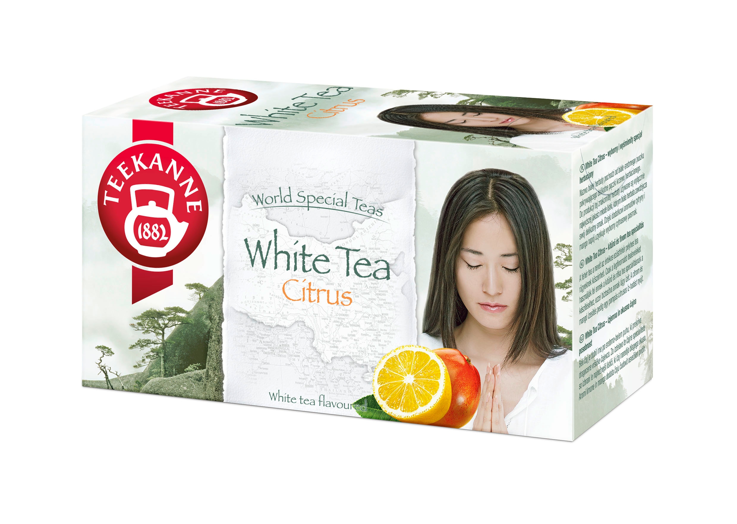 Teekanne Čaj, White Tea Citrus, Citron a Mango 20 x 1,25 g