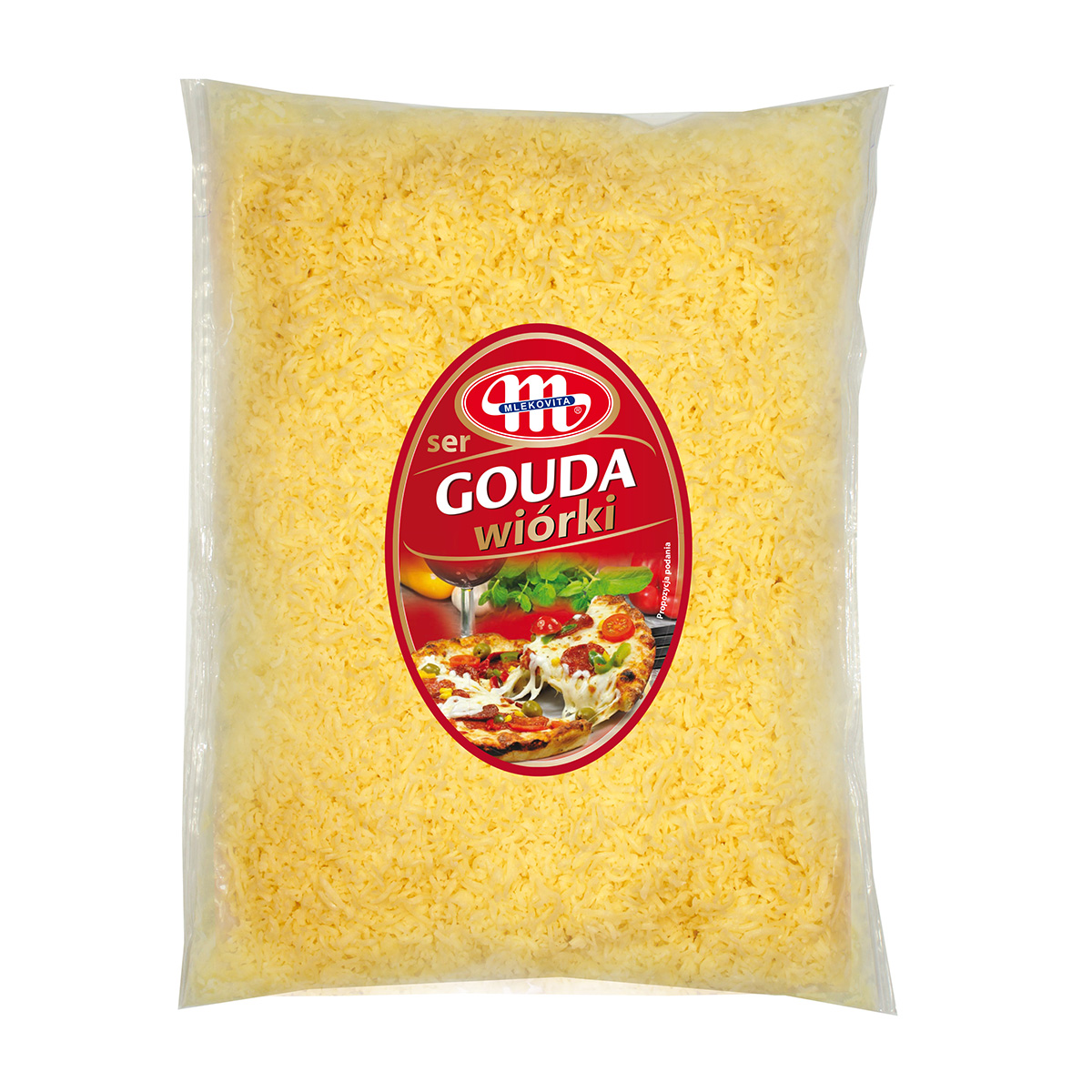 Levně Mlekovita Sýr Gouda hobliny 2 kg