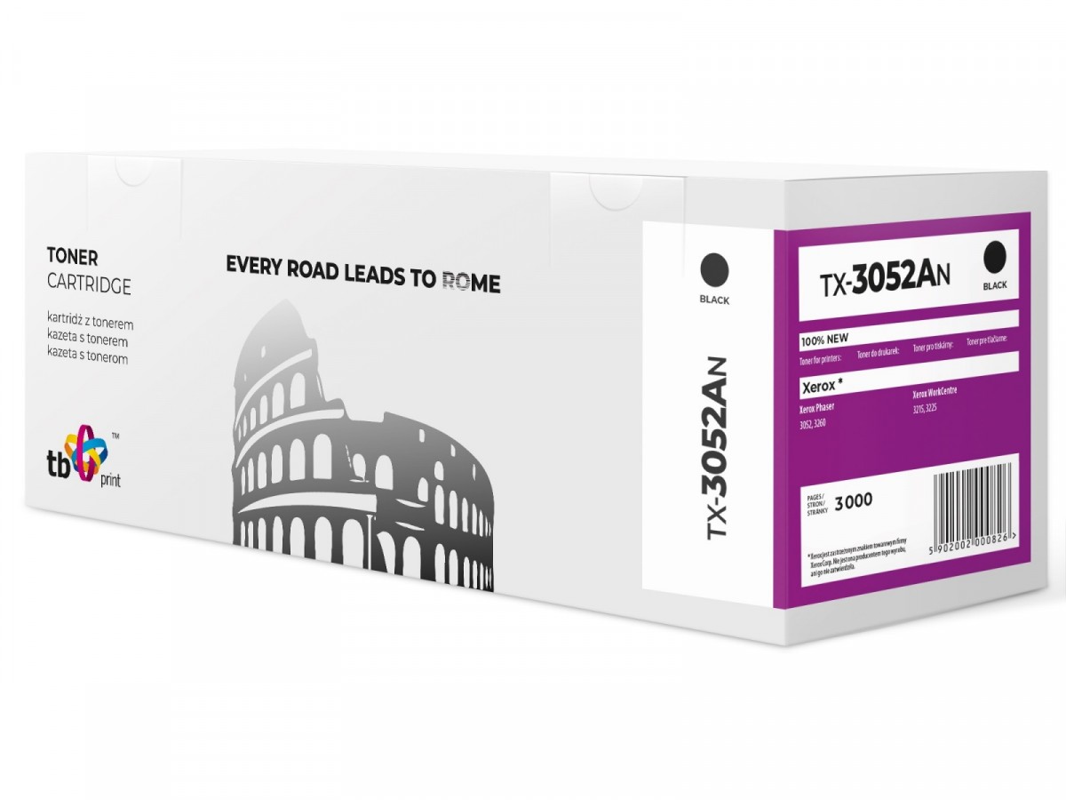 

Toner do Xerox 3052/3260 TX-3052AN czarny 100%