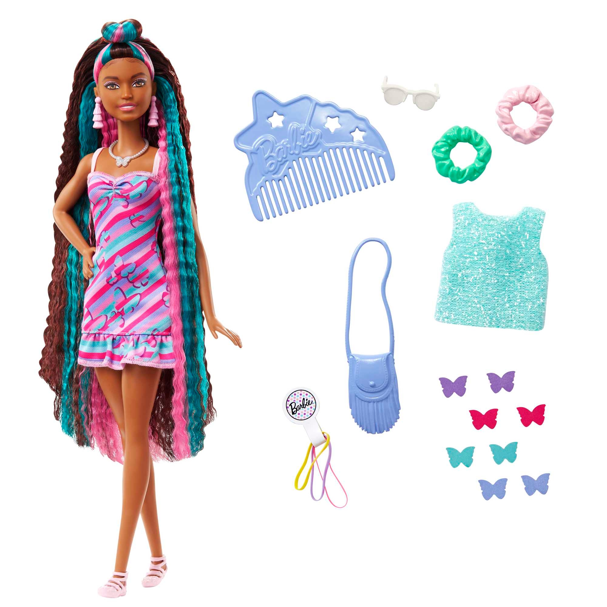

Barbie Totally Hair Lalka z długimi włosami HCM91