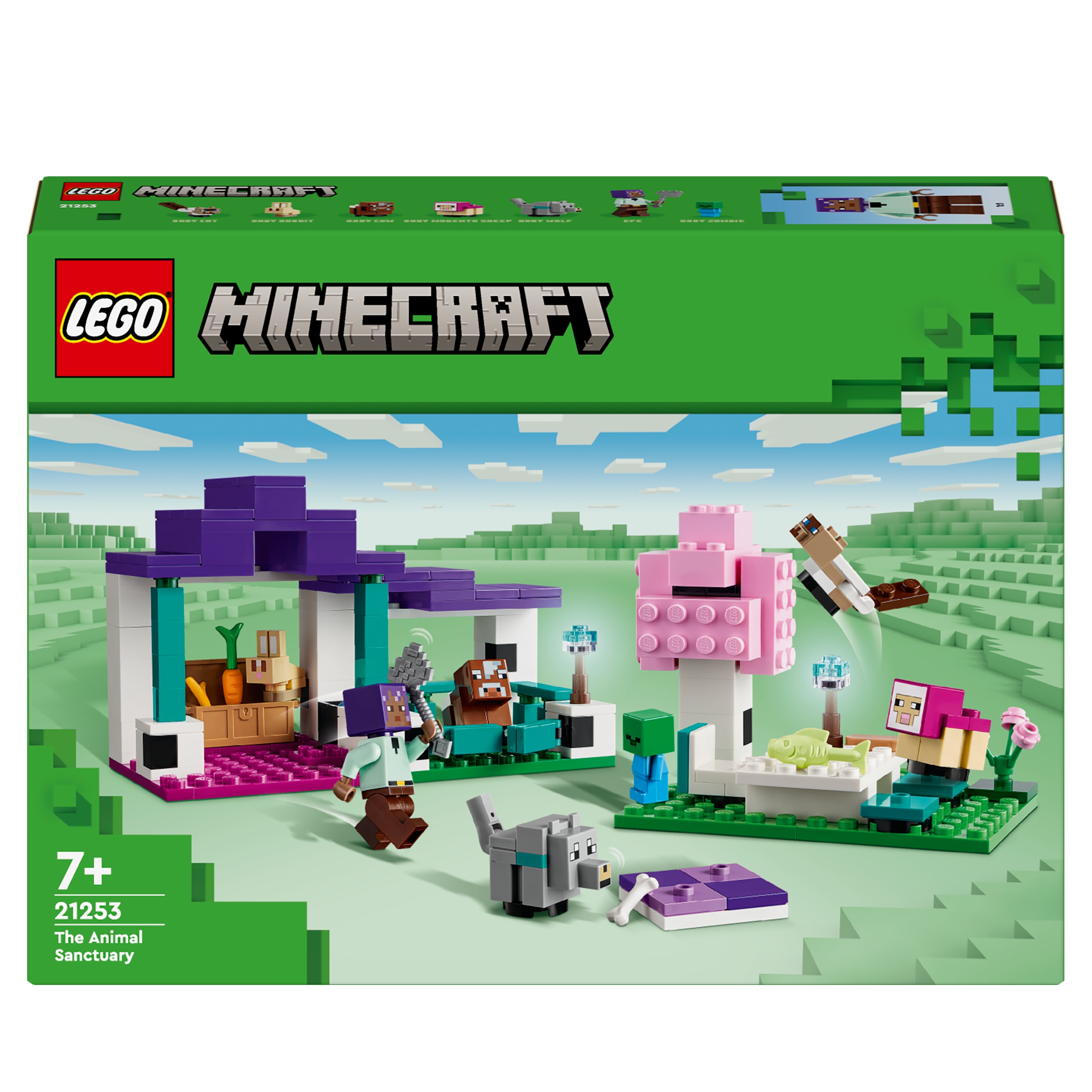 LEGO Minecraft Rezerwat zwierząt 21253 Bohater Minecraft