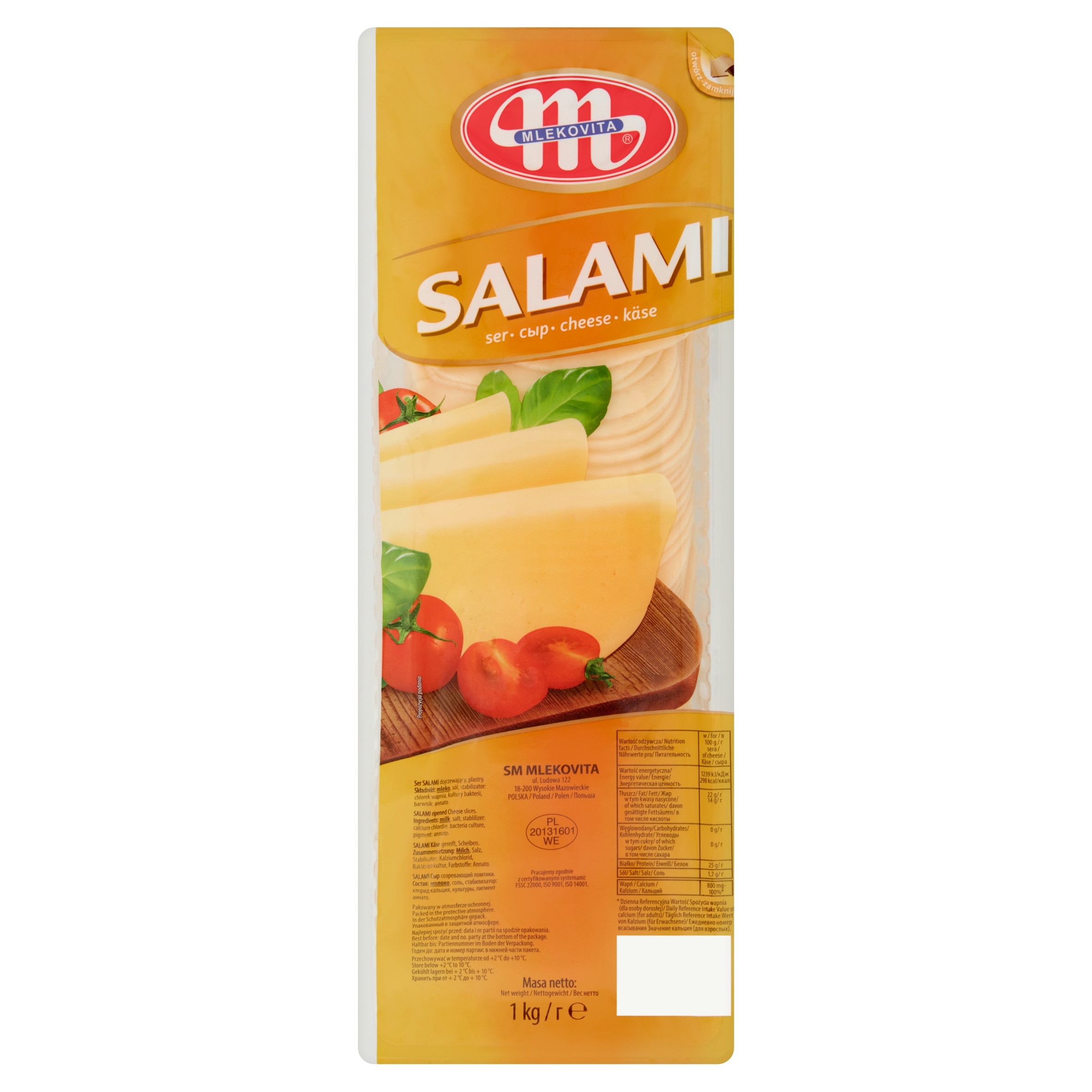 Levně Mlekovita Salami sýr 1 kg
