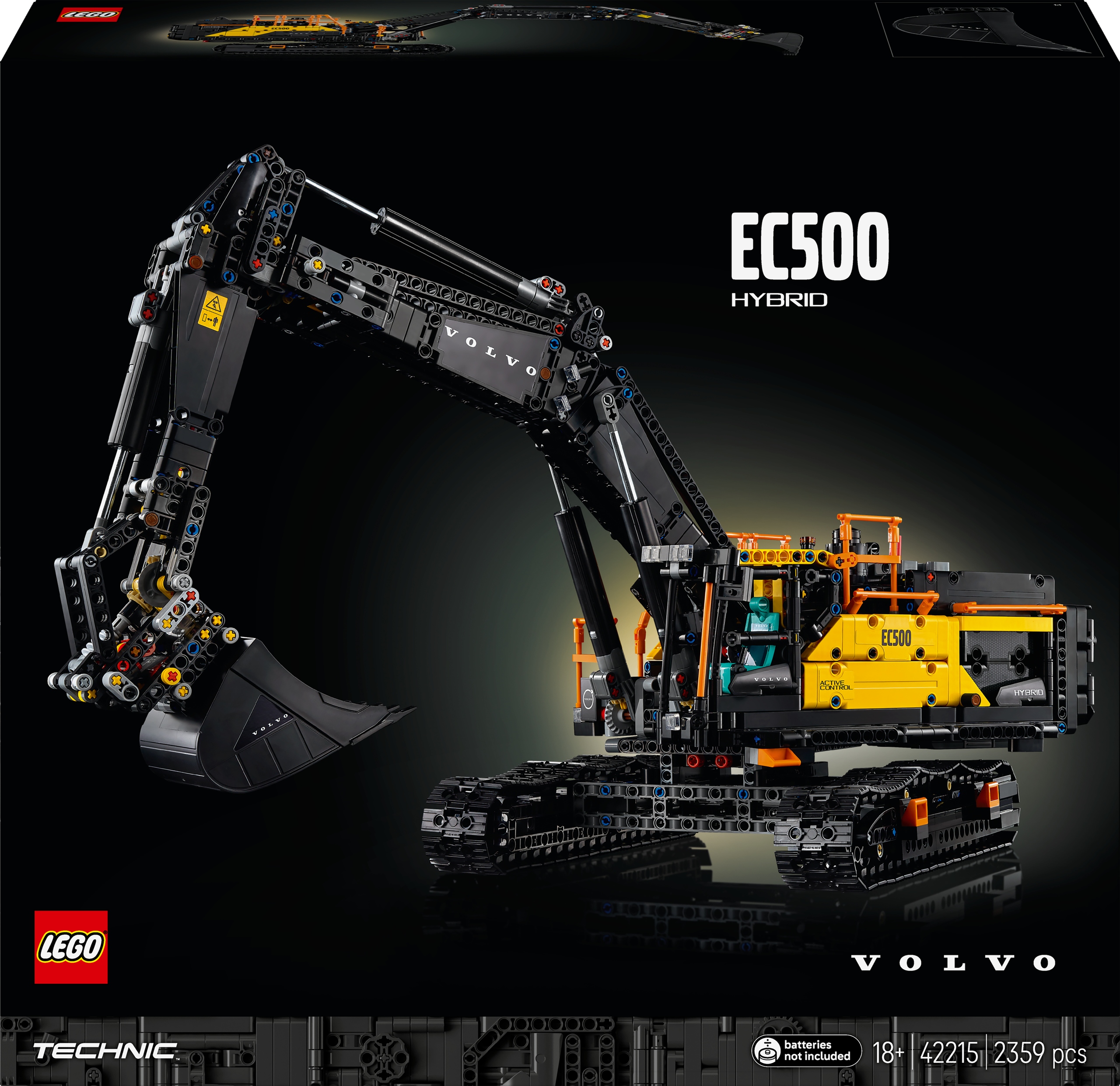 Lego Technic 42215 Koparka Volvo EC500 Hybrid