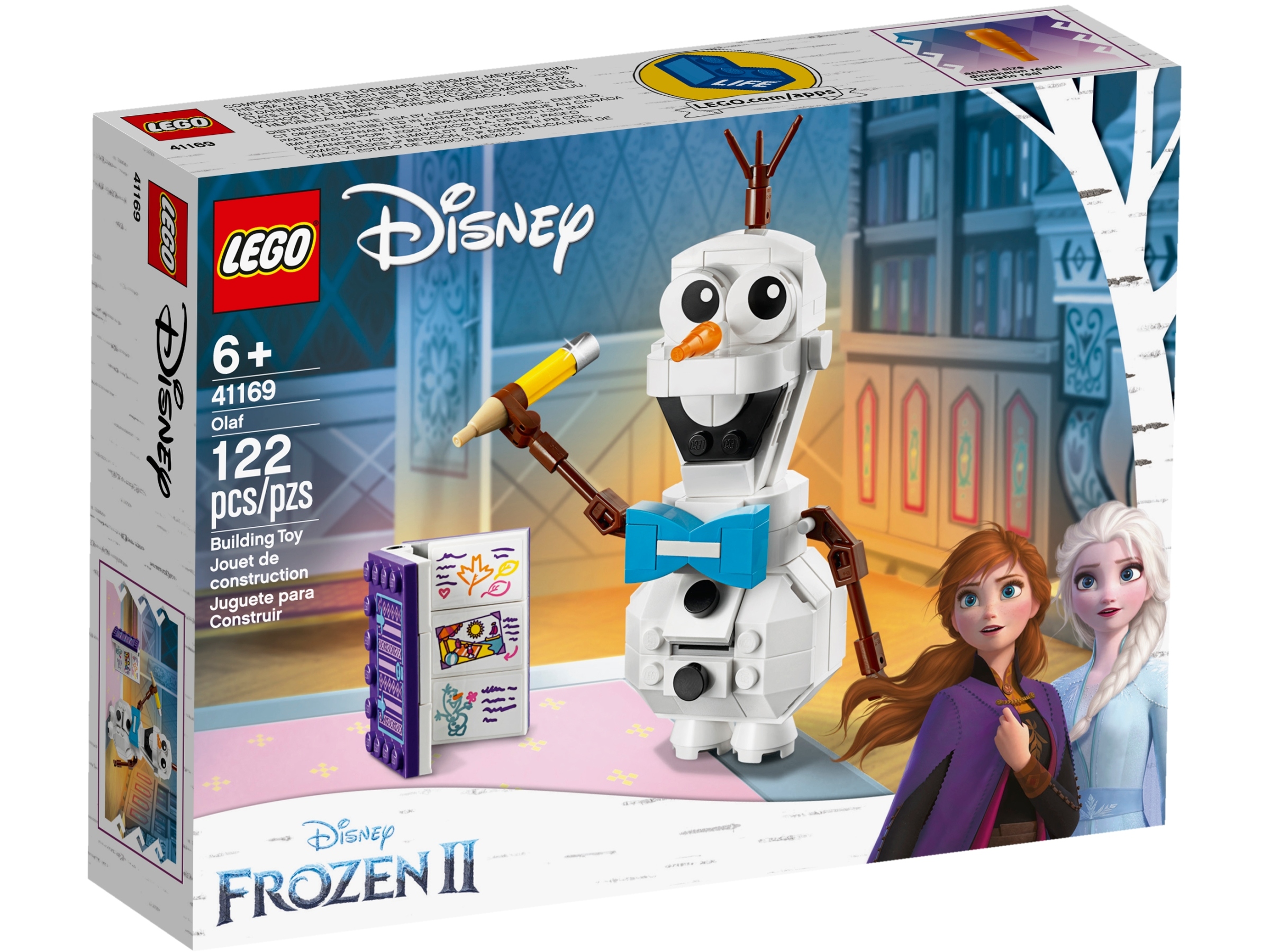 Klocki LEGO Olaf Kraina Lodu 122 elementy 6 lat +