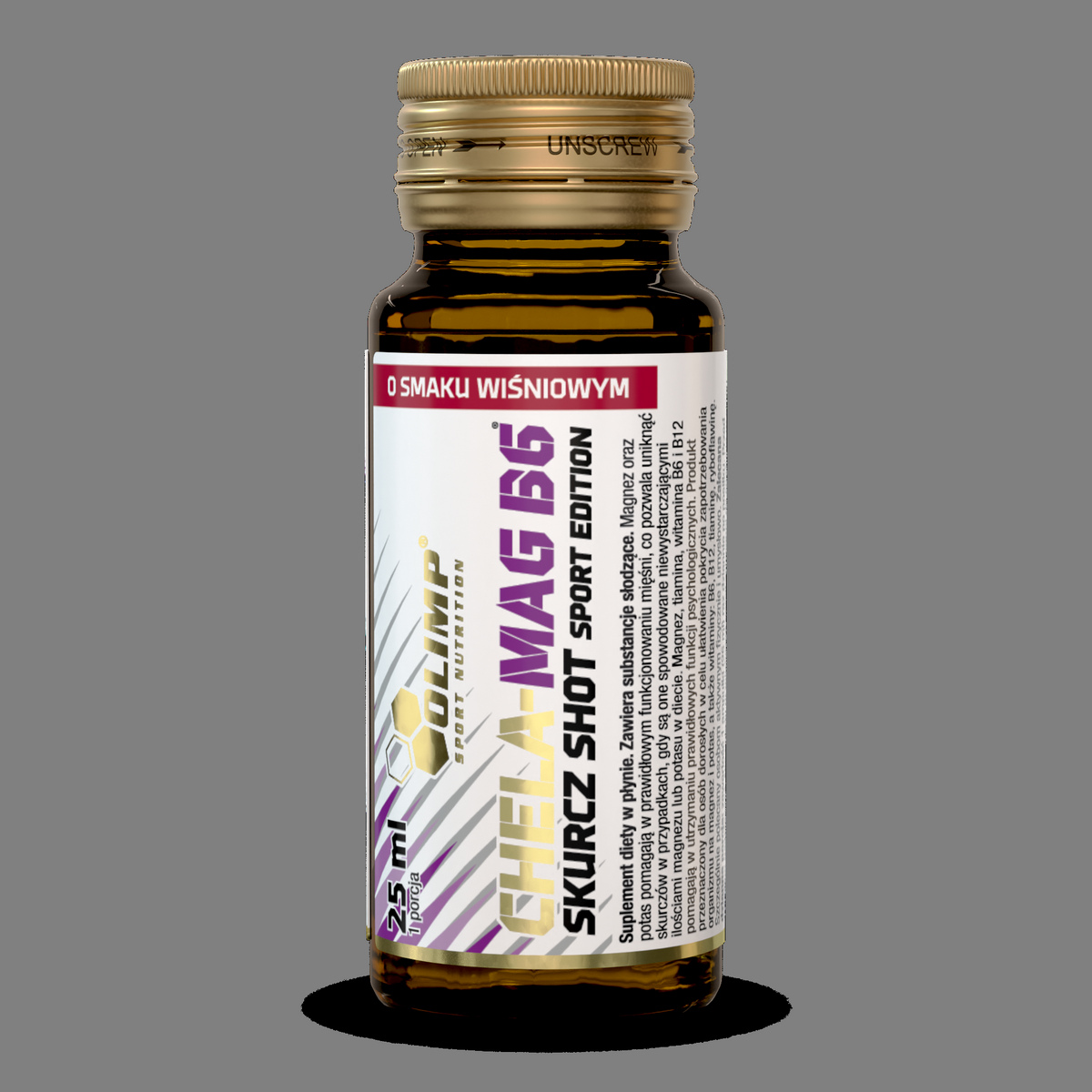 OLIMP CHELA MAG B6 FORTE 25ml MAGNEZ SKURCZ CHELATOWANY DLA SPORTOWCÓW — 6