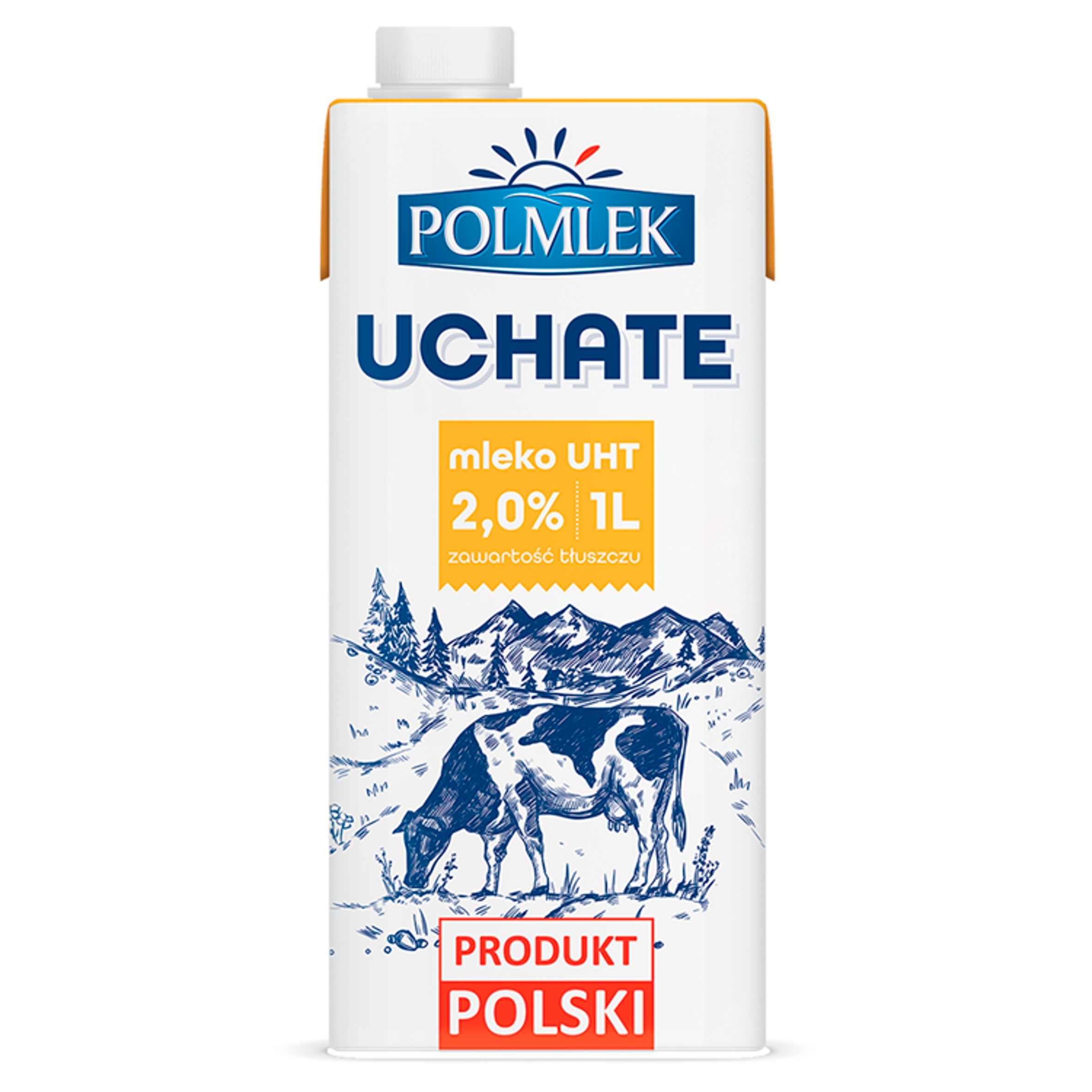 Polmlek Uchate Mléko Uht 2% 12 x 1 l