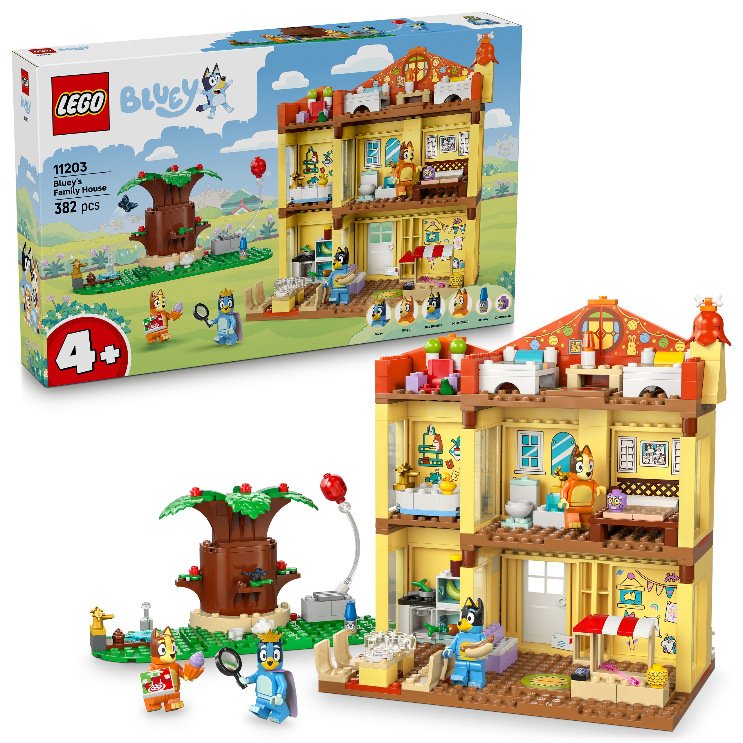 Lego 11203 Bluey Rodinný dům Blue Stavebnice pro 4-6leté dítě Stavebnice Nové