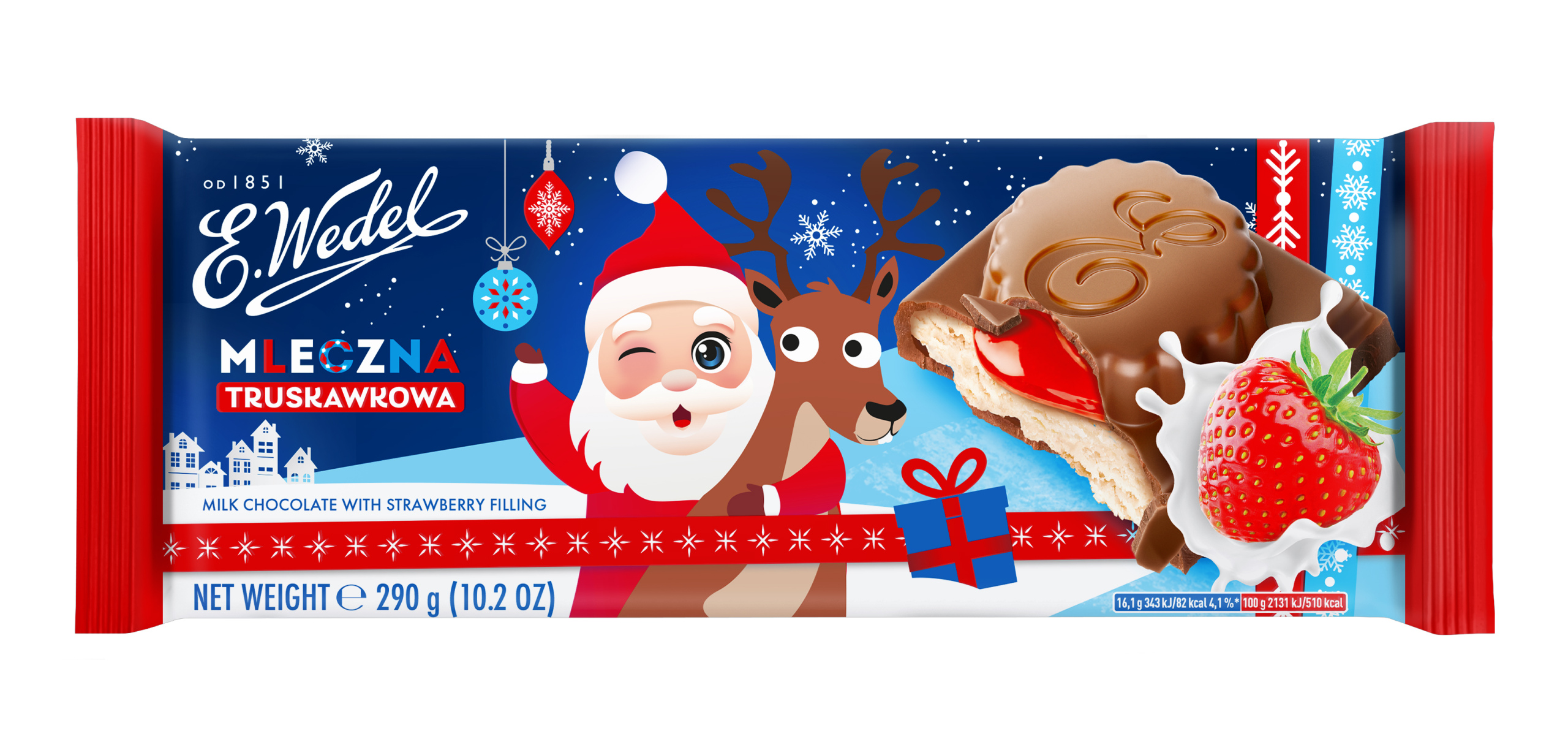 Czekolada mleczna E.Wedel 290 g • Cena, Opinie - Allegro