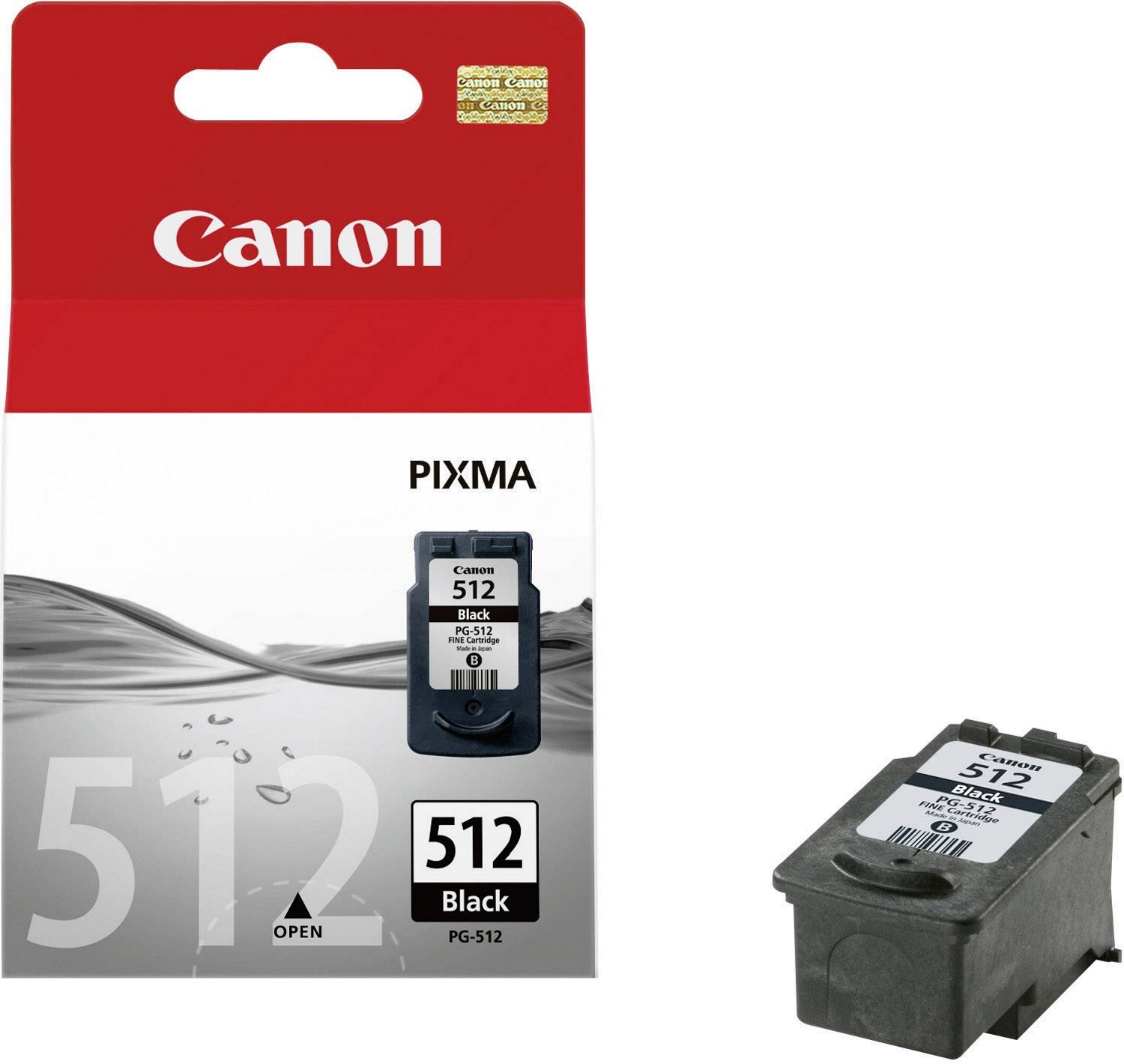 Inkoustová náplň Canon PG-512Bk, 400 stran černá