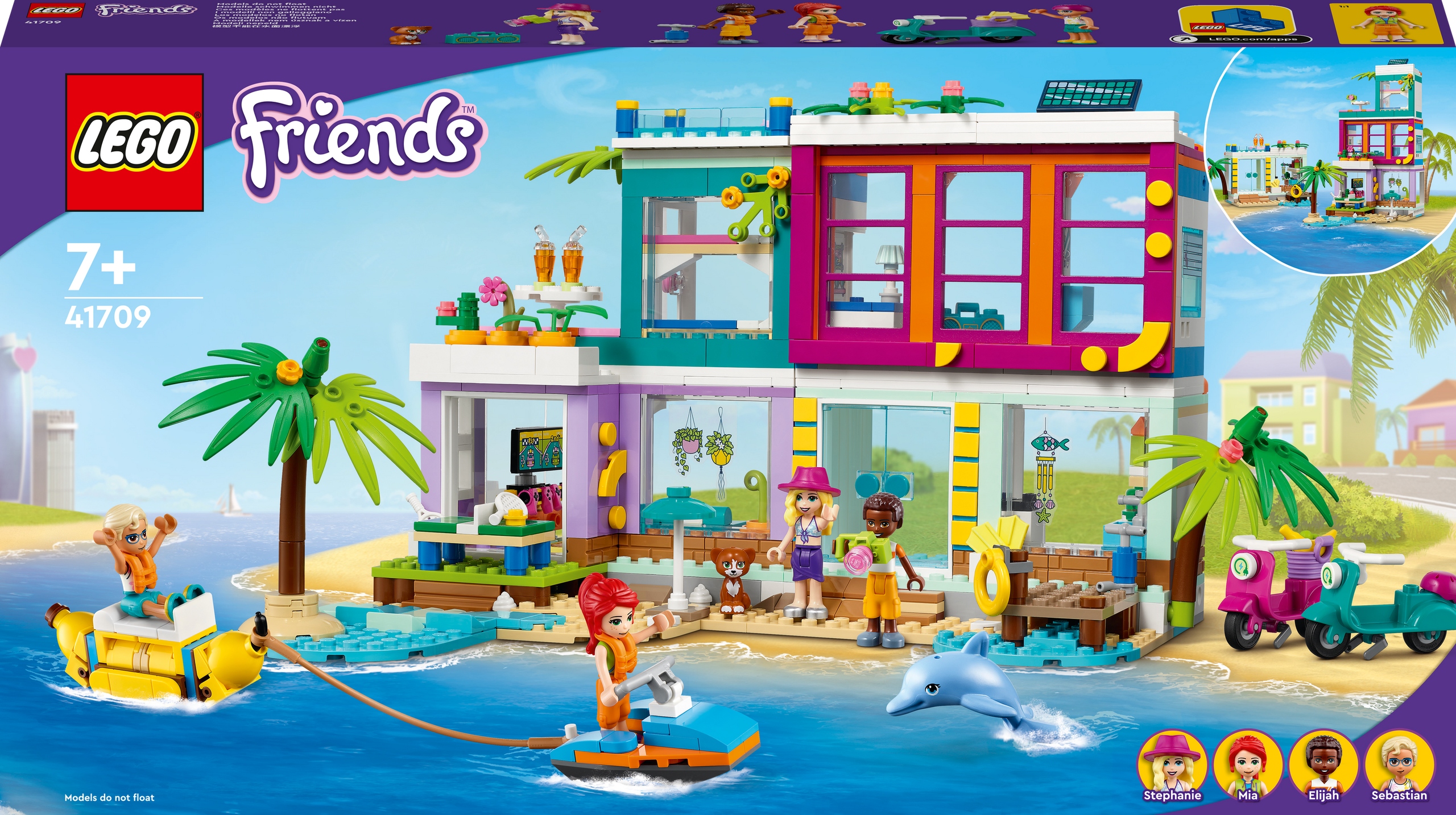 

Lego Friends Wakacyjny domek na plaży 41709