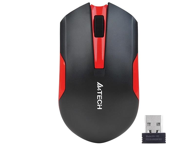 Mysz A4TECH V-track G3-200N-1 Black+Red Wrls