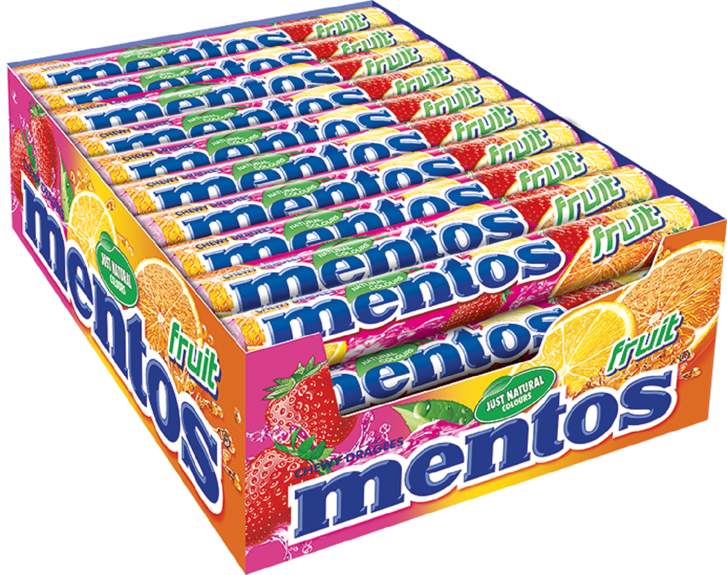 Levně Bonbóny Mentos Fruit 38 g