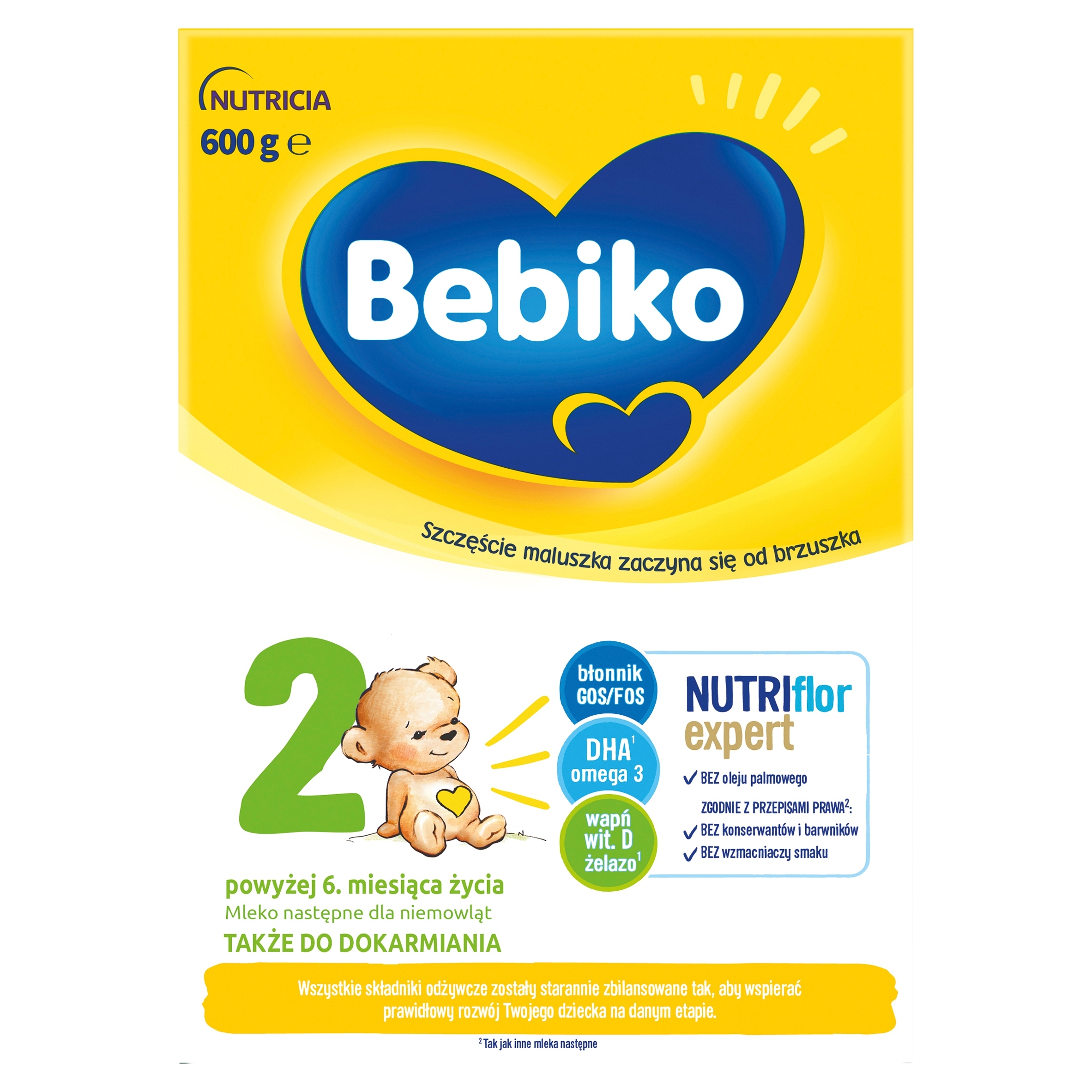 Bebiko 2 NUTRIflor Expert 600g DOBRA SERIA